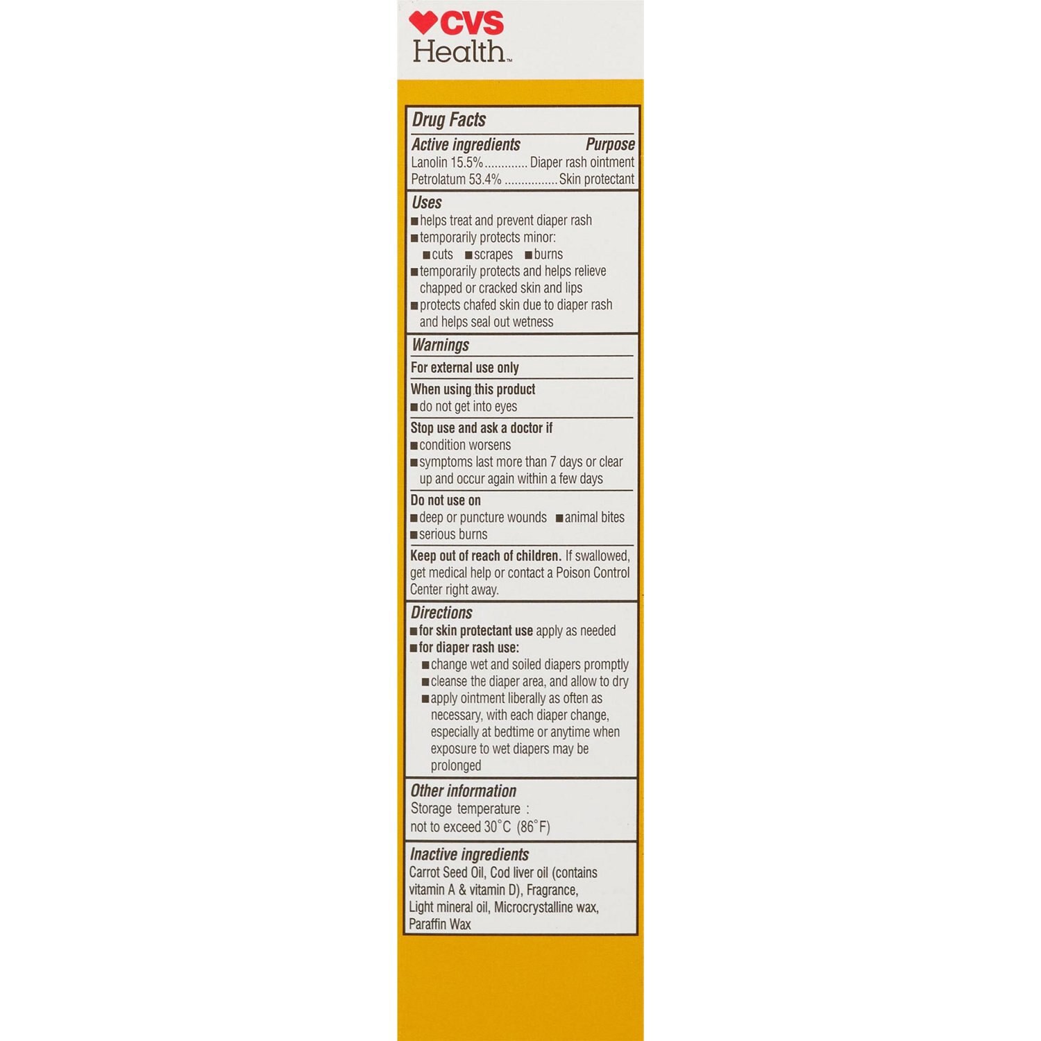 slide 5 of 6, CVS Health Multi-Pupose Ointment, 1.5 Oz, 1 ct
