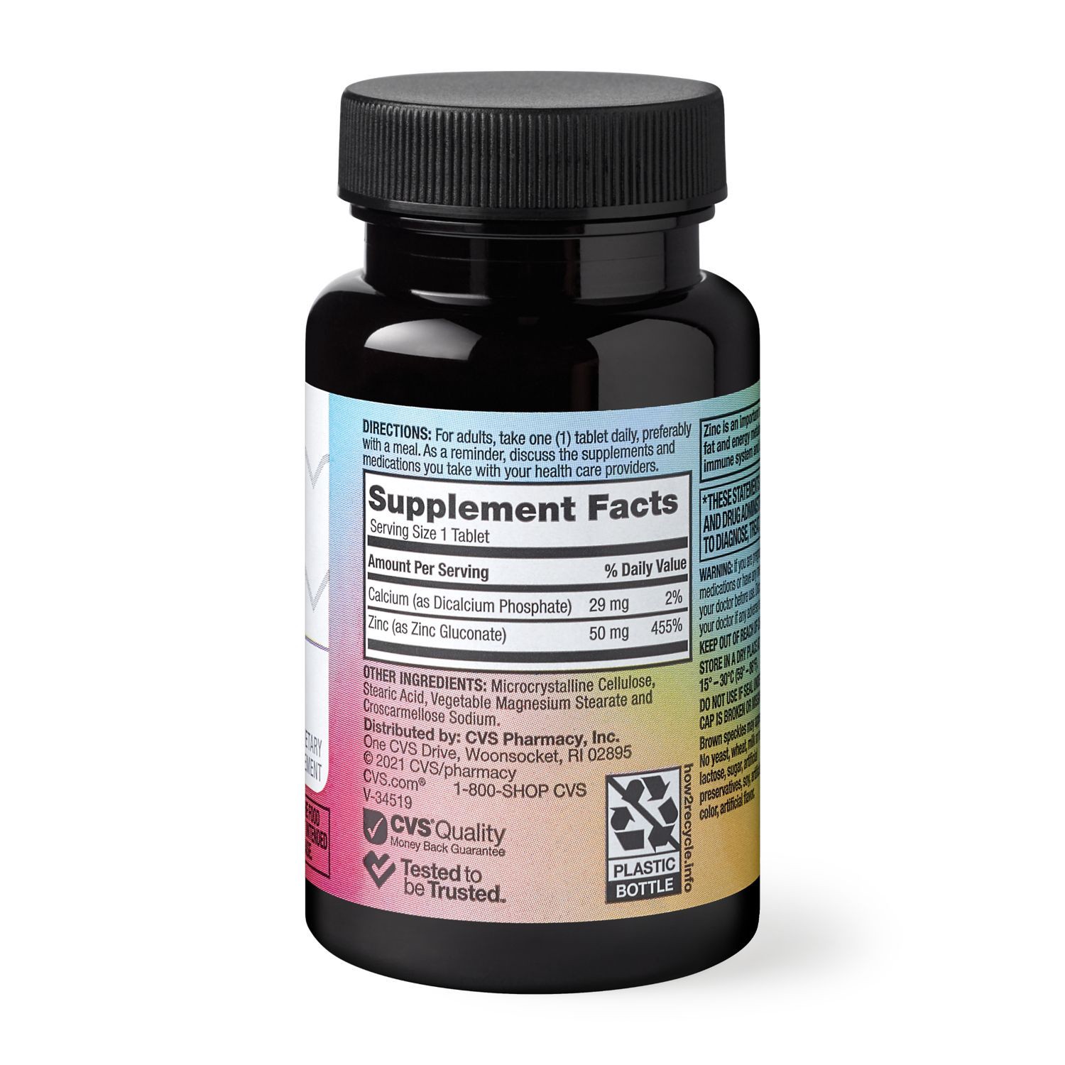 slide 4 of 5, Cvs Health Zinc Tablets, 100 Ct, 1 ct