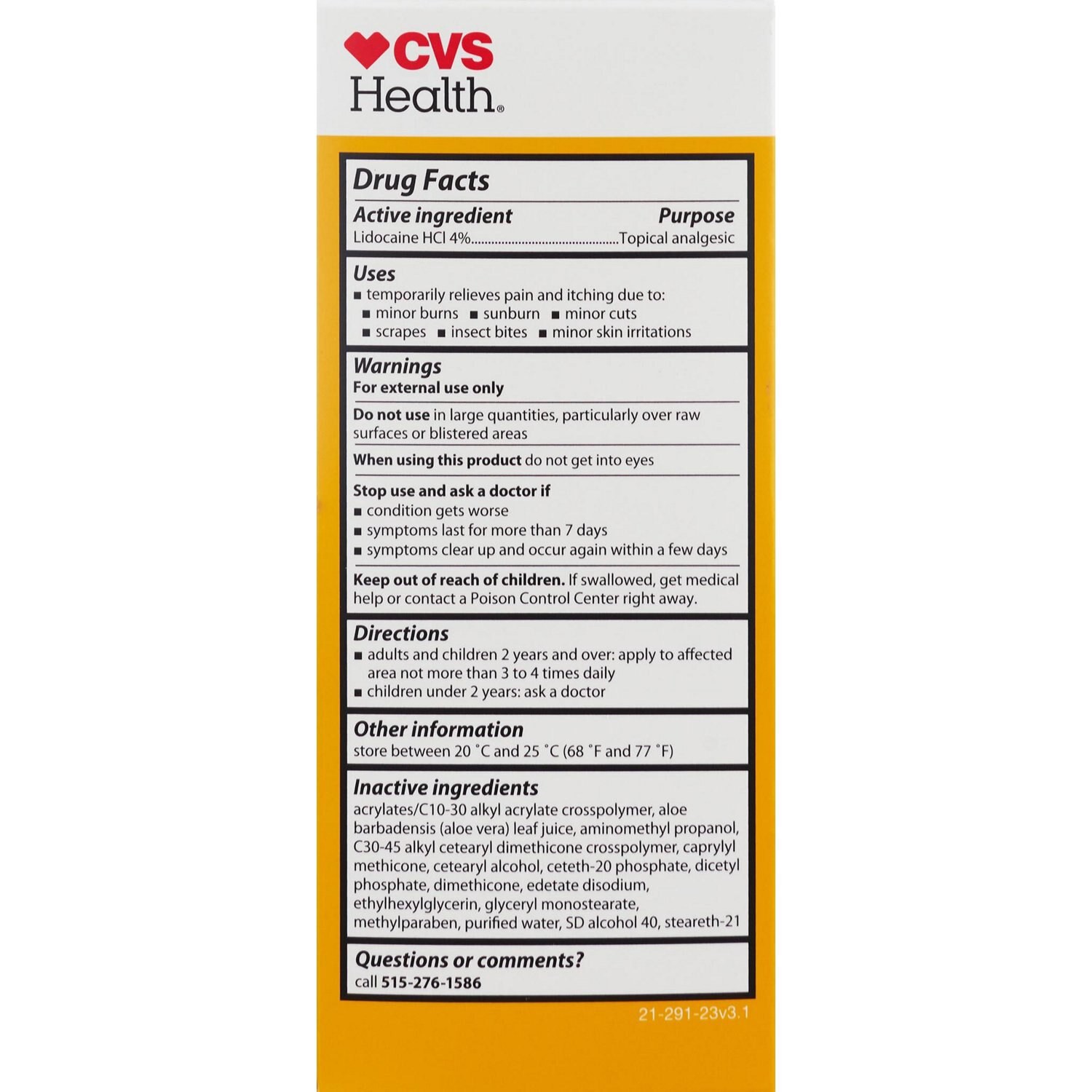 slide 2 of 8, CVS Health Maximum Strength Lidocaine Cream, 1.75 Oz, 1 ct