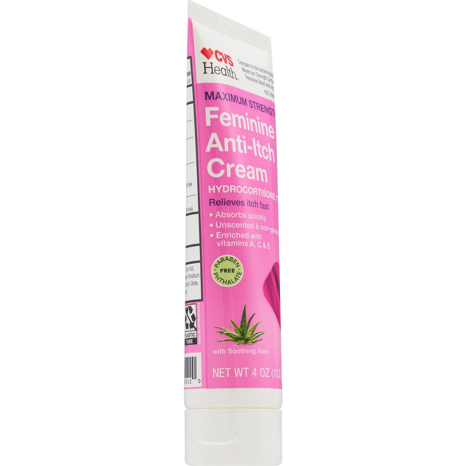 slide 5 of 5, CVS Health Maximum Strength Feminine Anti-Itch Cream, 4 Oz, 1 ct
