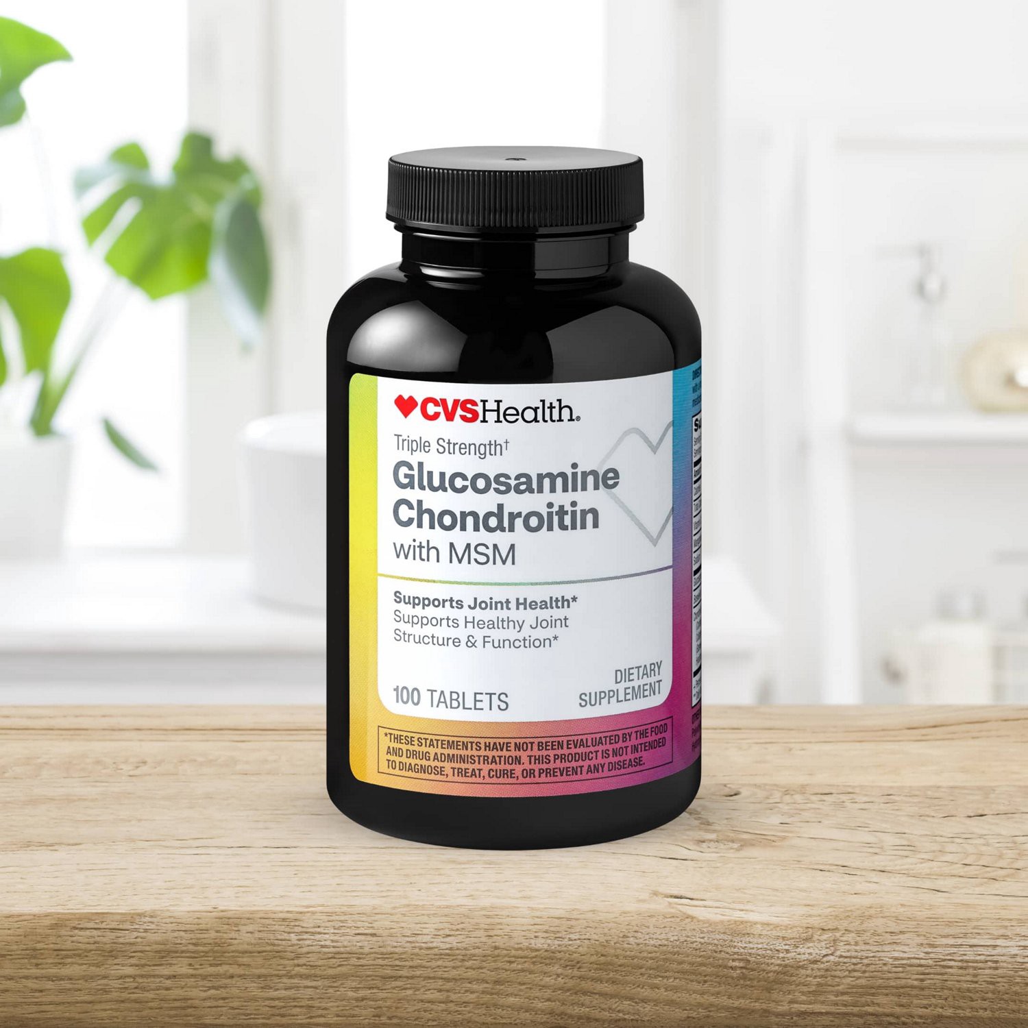 slide 5 of 10, Cvs Health Glucosamine Chondroitin With Msm Caplets, 100 Ct, 1 ct