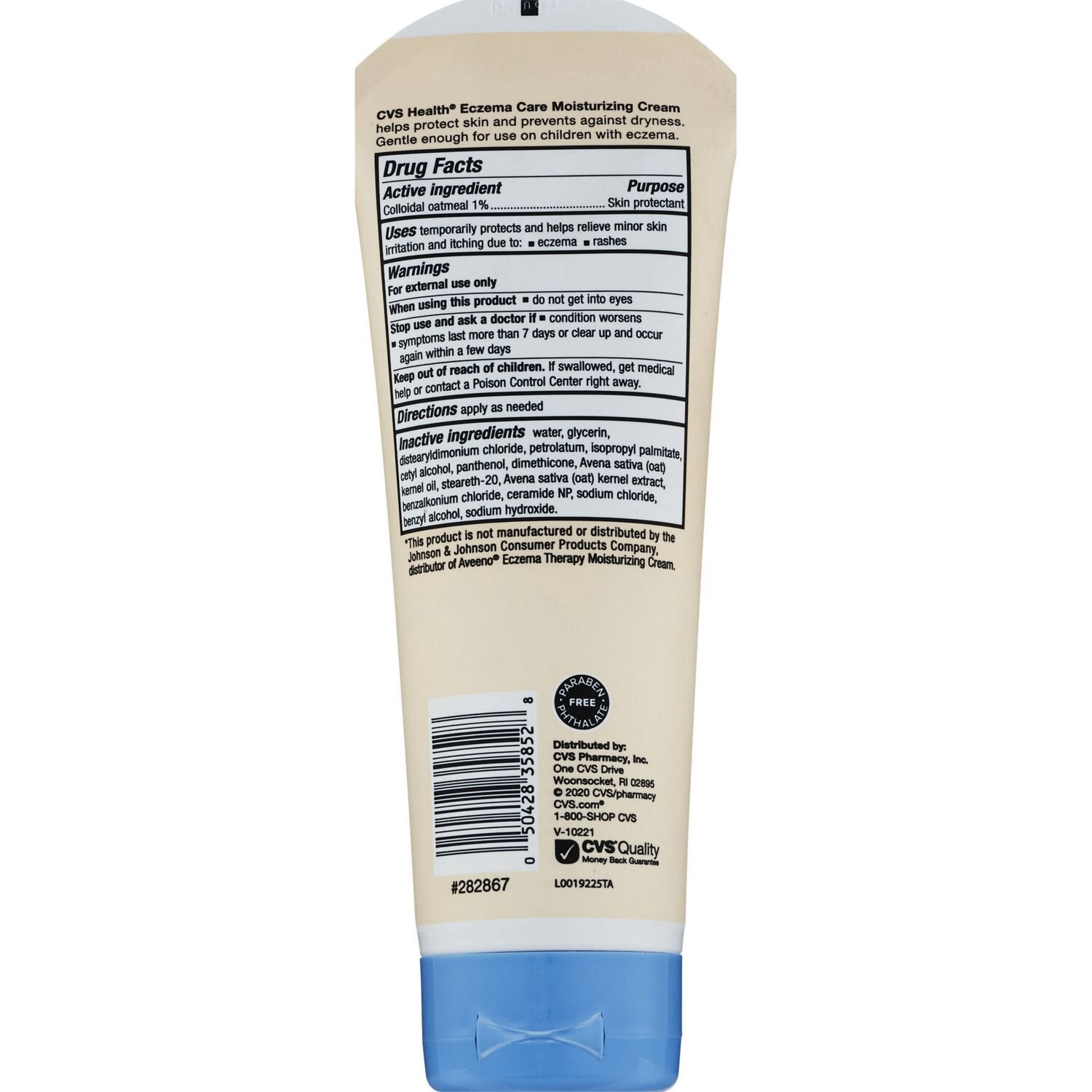 slide 2 of 3, CVS Health Eczema Care Moisturizing Cream, 1 ct