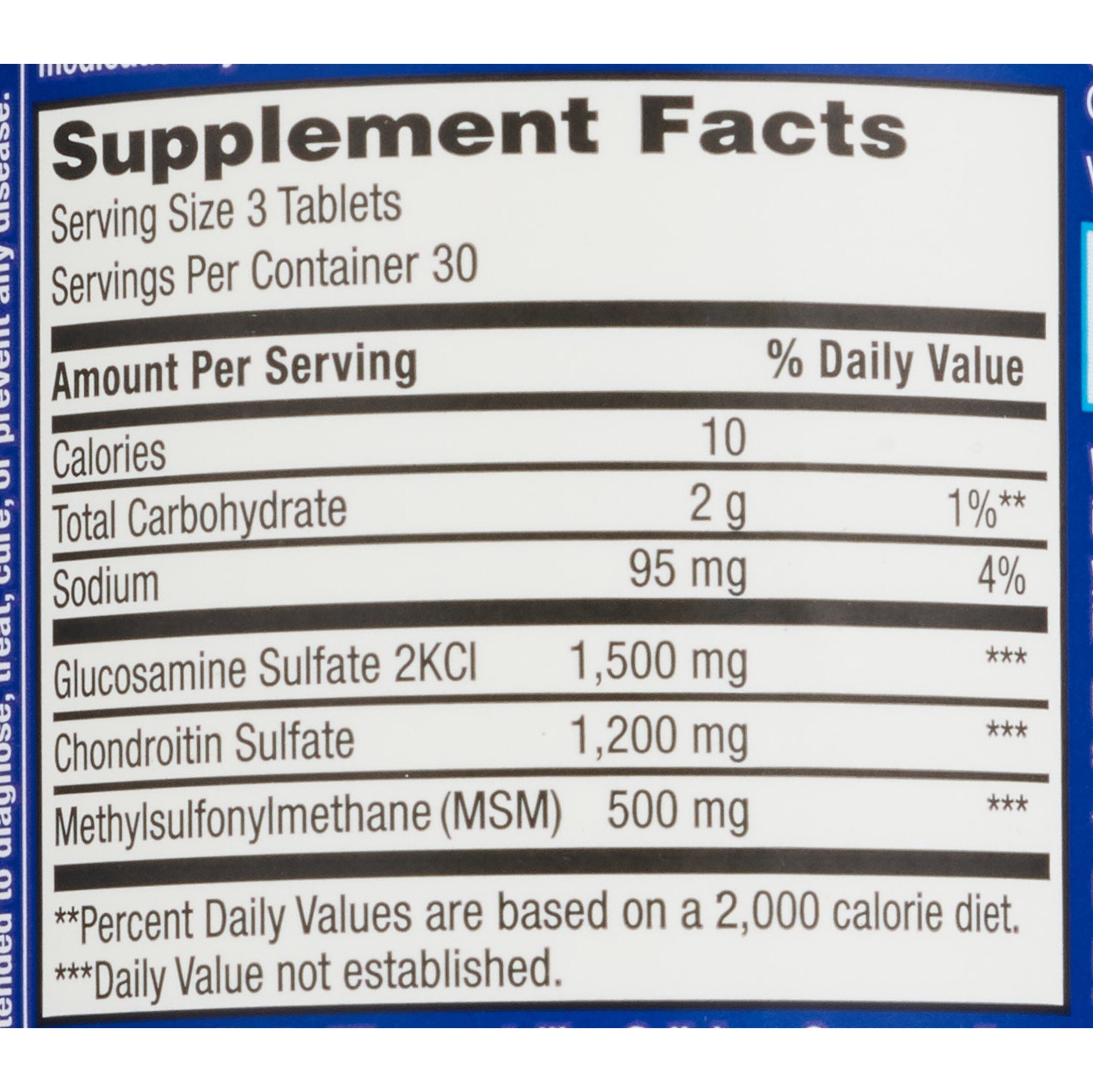 slide 3 of 6, CVS Health Glucosamine Chondroitin With Msm Tablets, 90 Ct, 1 ct