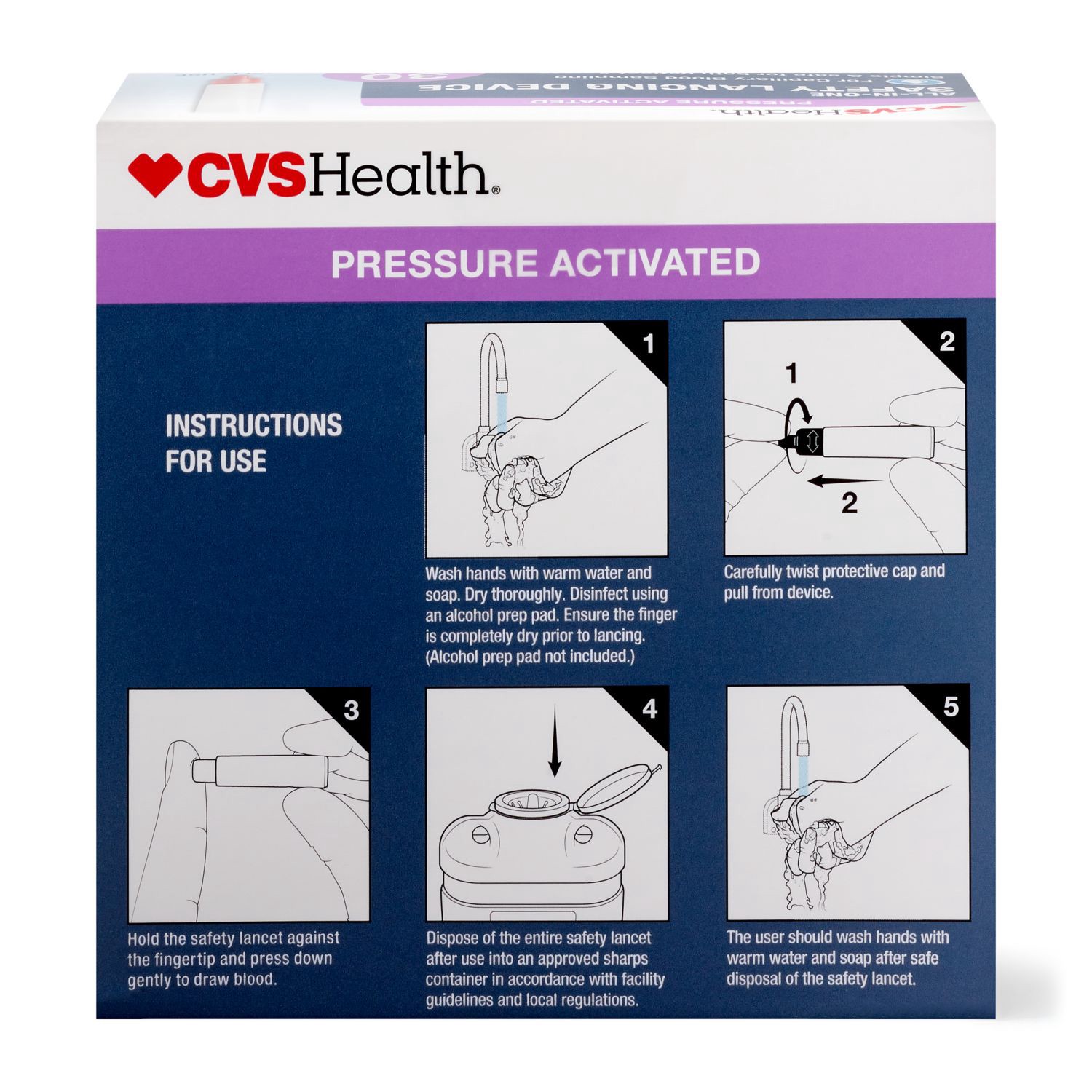 slide 8 of 9, Cvs Health All In One Lancing Device, 1 ct