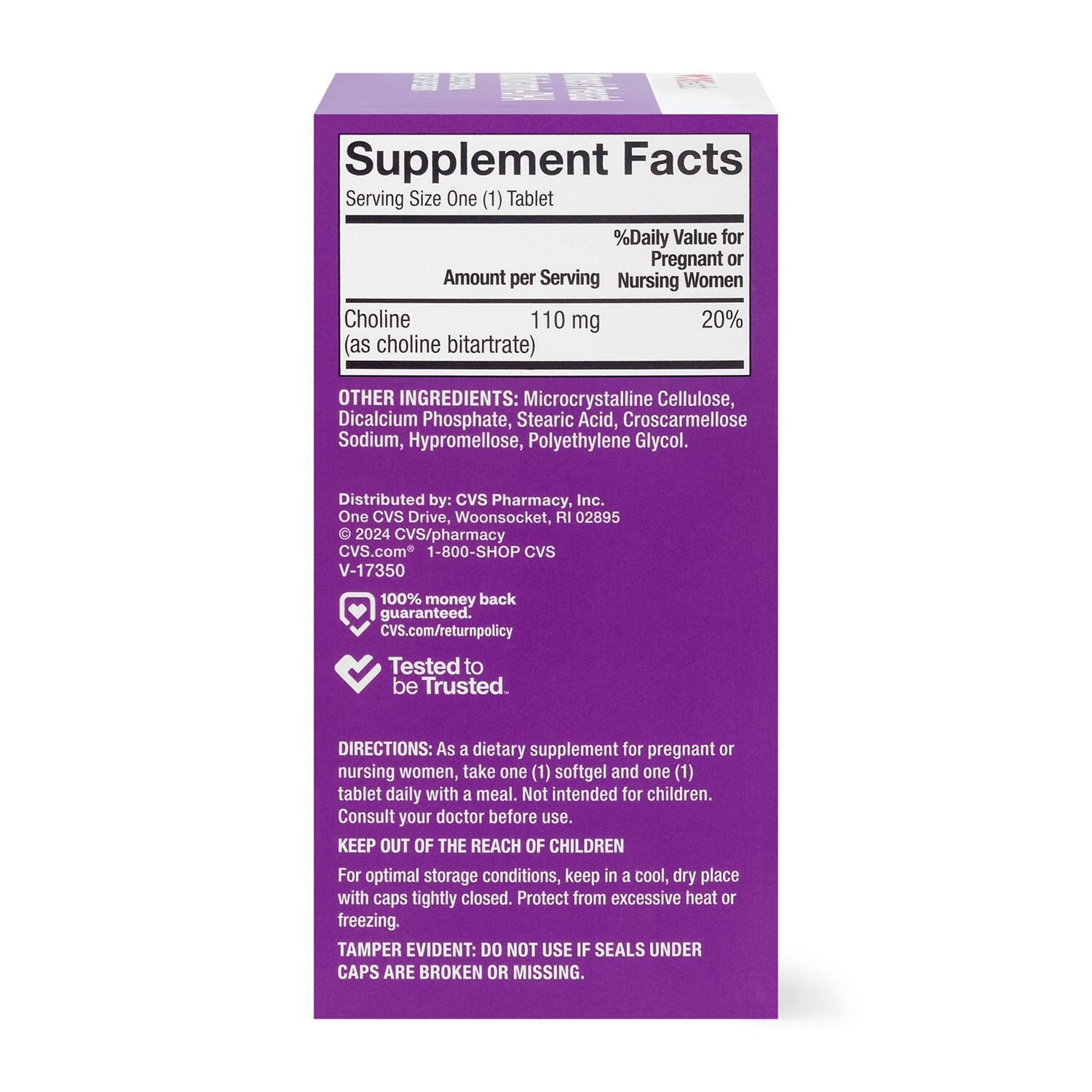 slide 7 of 8, CVS Health Women's Prenatal + Dha Tablets/Softgels, 60 Ct, 1 ct
