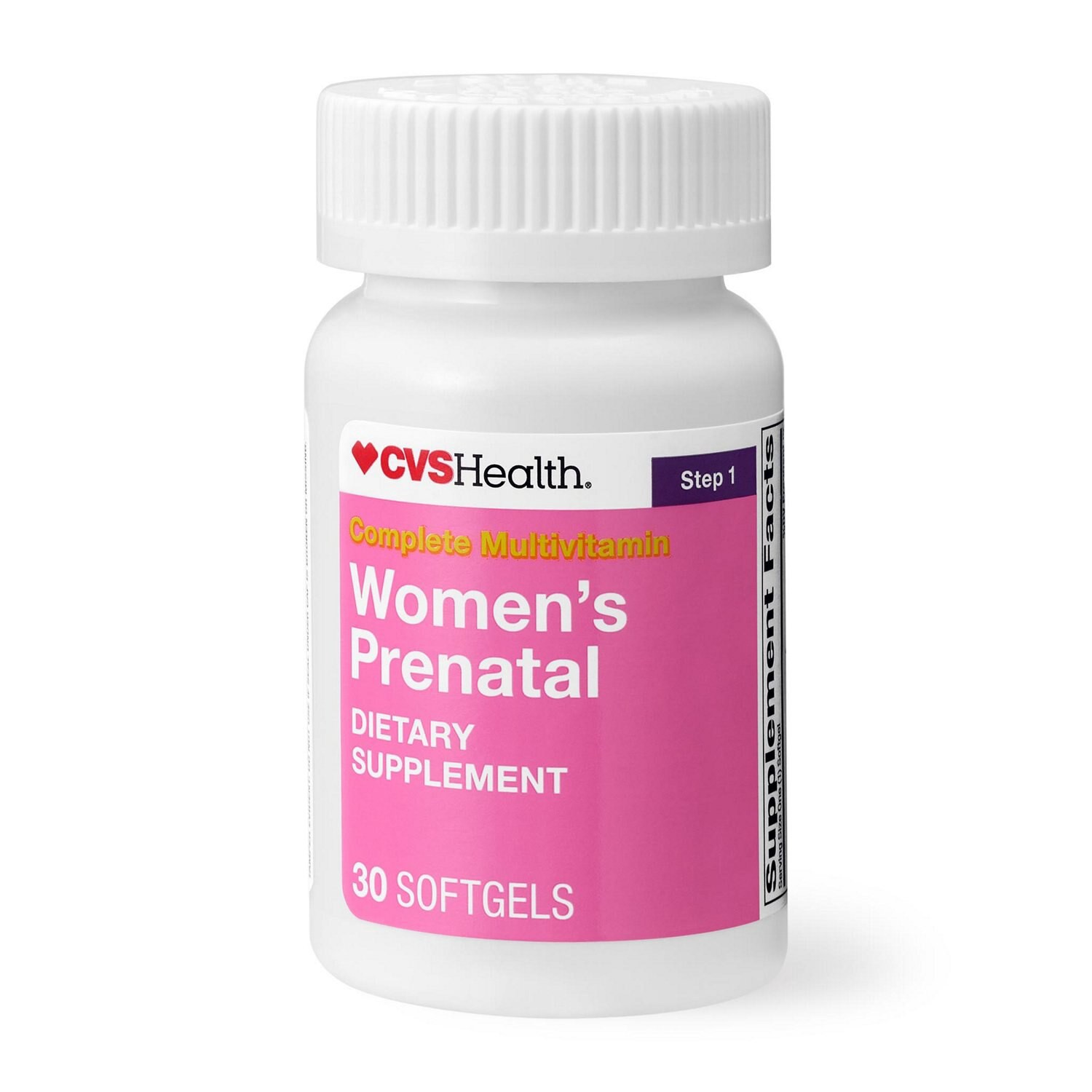 slide 4 of 8, CVS Health Women's Prenatal + Dha Tablets/Softgels, 60 Ct, 1 ct