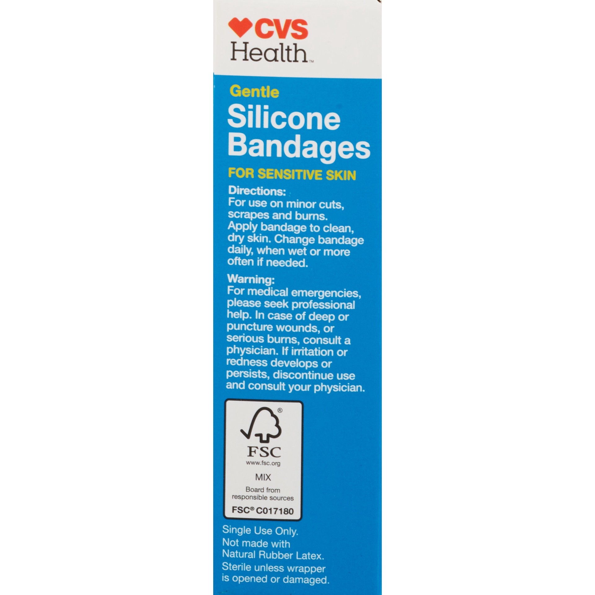 slide 3 of 10, CVS Health Gentle Silicone Bandages, 20 Ct, 1 ct
