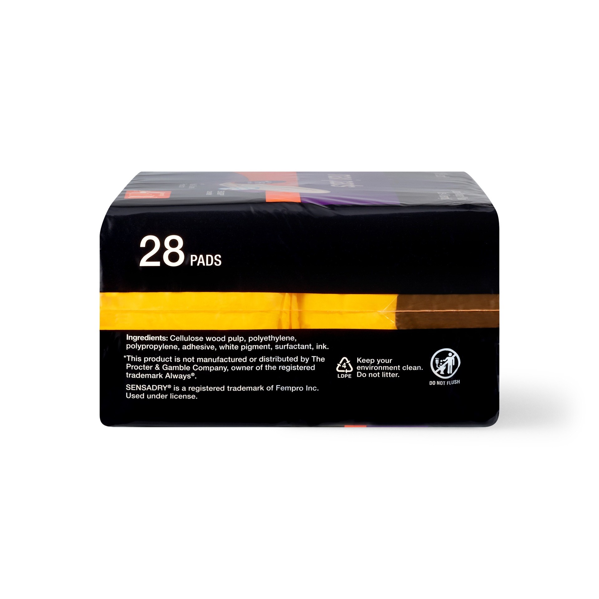 slide 7 of 7, CVS Health Overnight Maxi Pads, 28 Ct, 1 ct