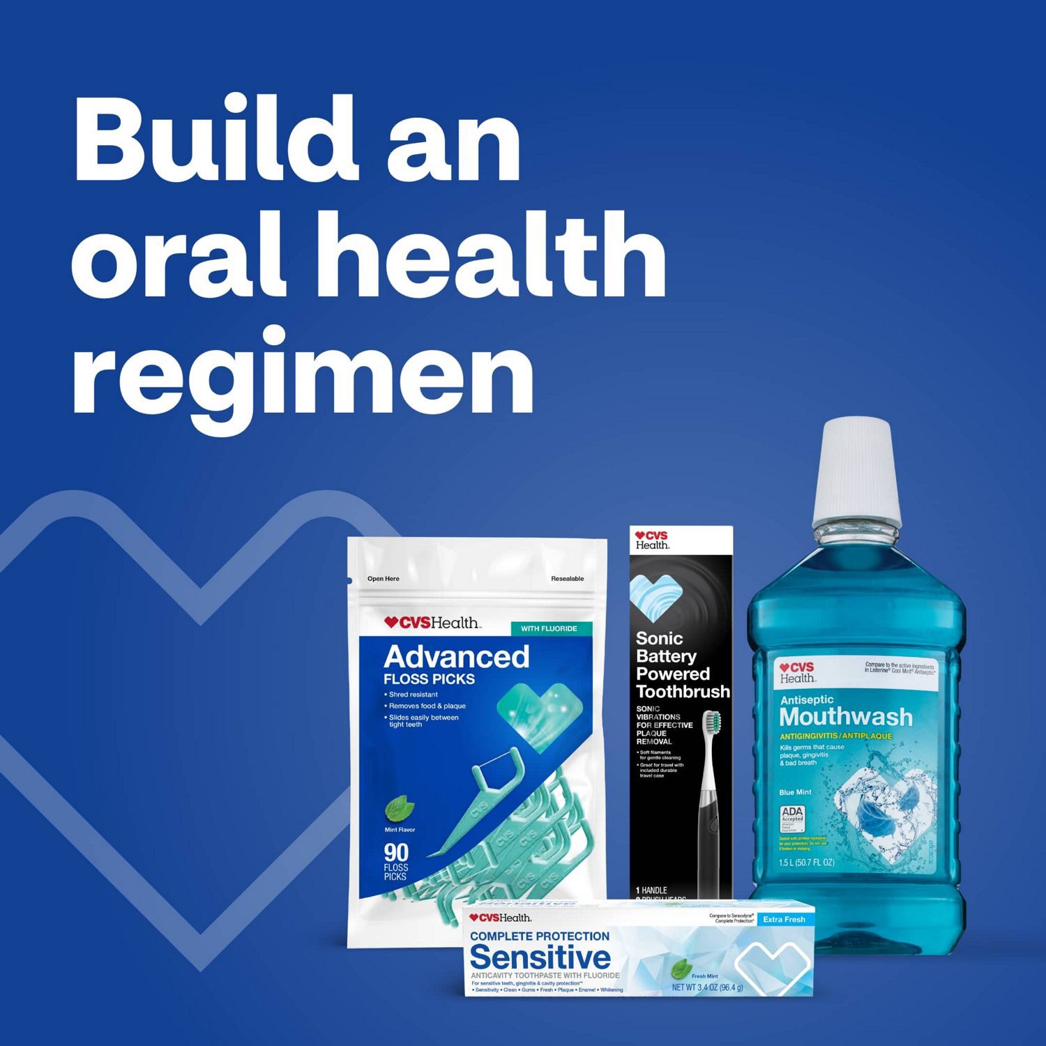 slide 4 of 6, CVS Health Advanced Floss Picks, 150Ct, 1 ct