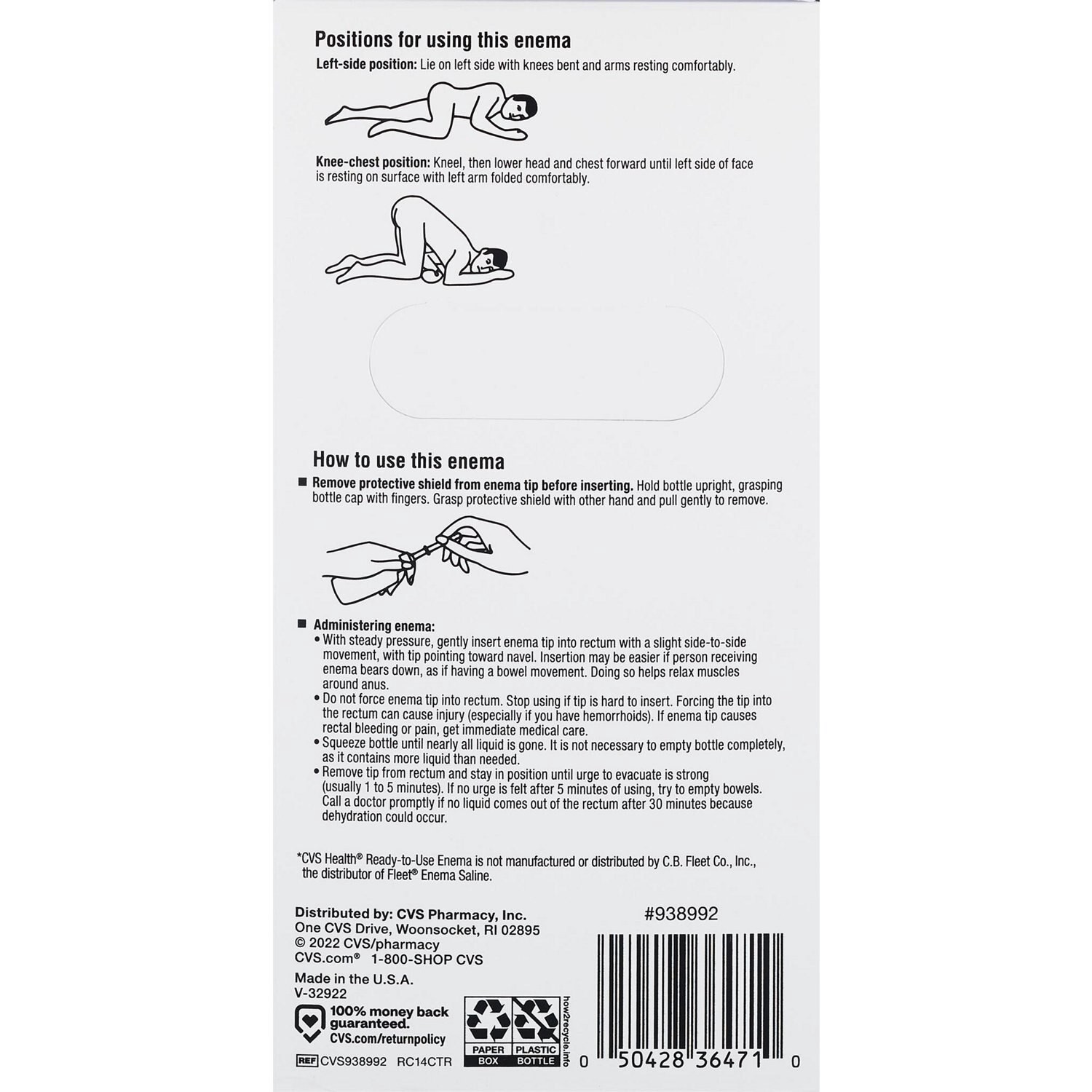 slide 3 of 4, Cvs Health Disposable Enema, Latex Free, 10 Ct, 1 ct