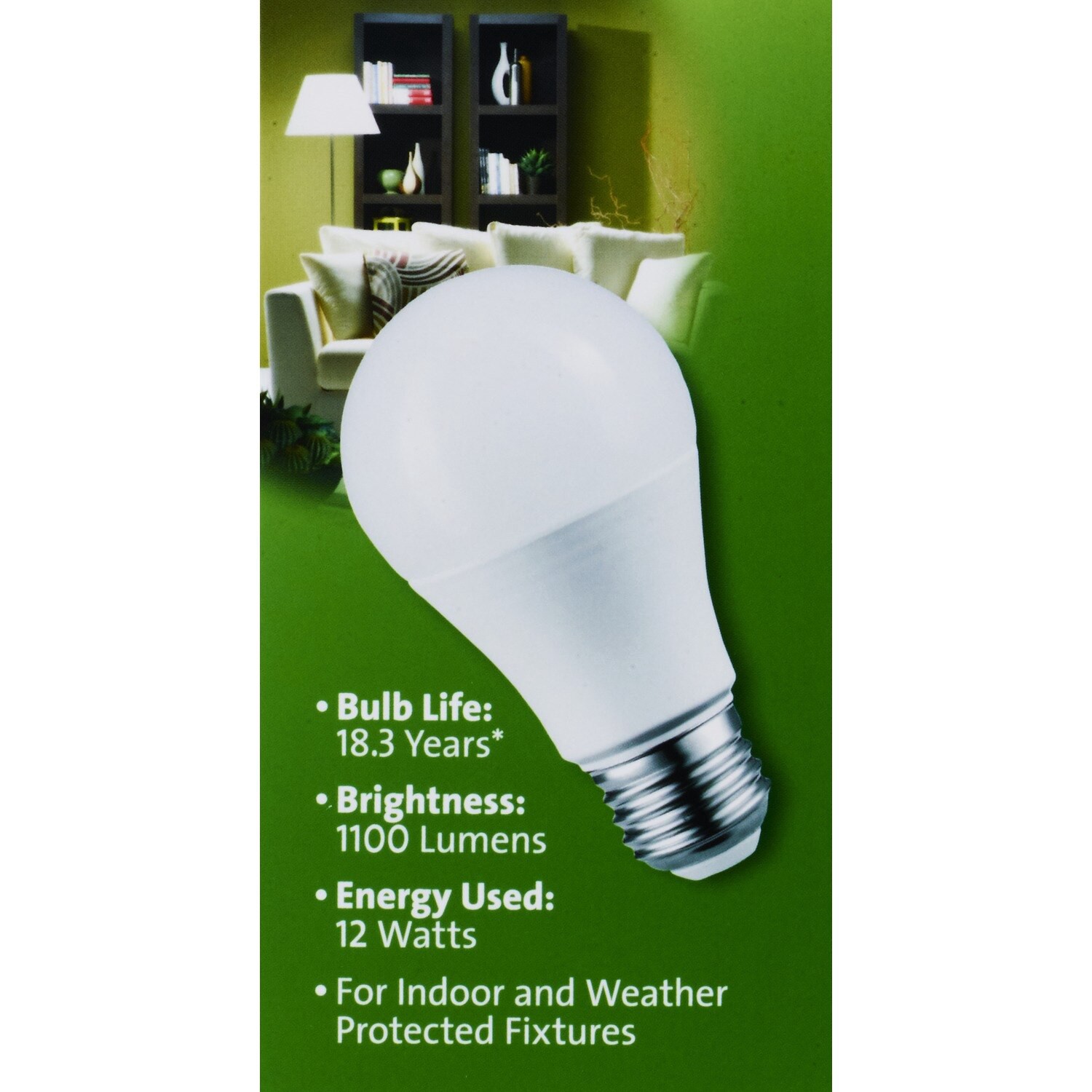 slide 4 of 6, Total Home Led Light Bulb Non-Dimming 12W=75W Soft White, 1 ct