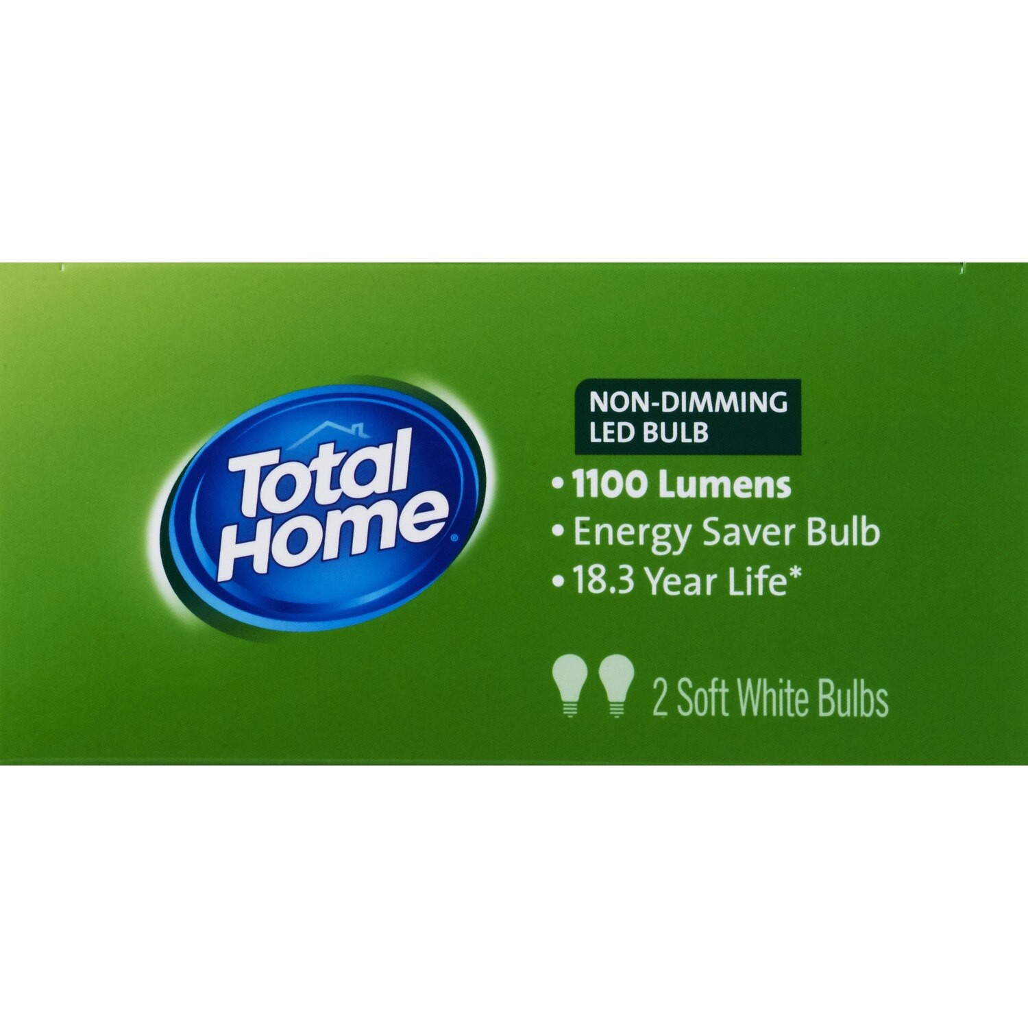 slide 2 of 6, Total Home Led Light Bulb Non-Dimming 12W=75W Soft White, 1 ct