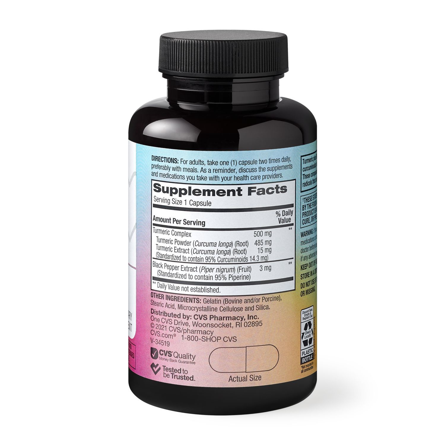 slide 2 of 4, CVS Health Turmeric Complex Capsules, 120 Ct, 1 ct