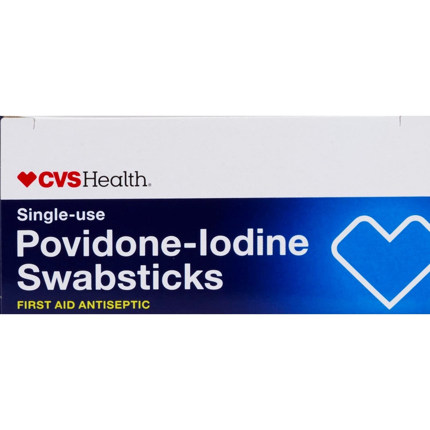 slide 3 of 6, CVS Health Single-Use Povidone-Iodine Swabsticks First Aid Antiseptic, 10 Pouches, 1 ct