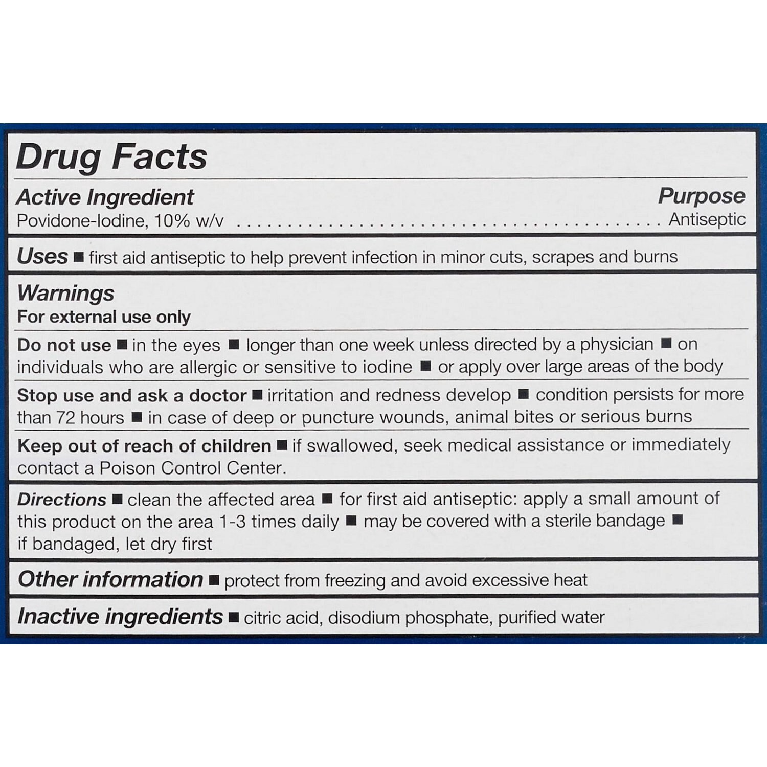 slide 2 of 6, CVS Health Single-Use Povidone-Iodine Swabsticks First Aid Antiseptic, 10 Pouches, 1 ct