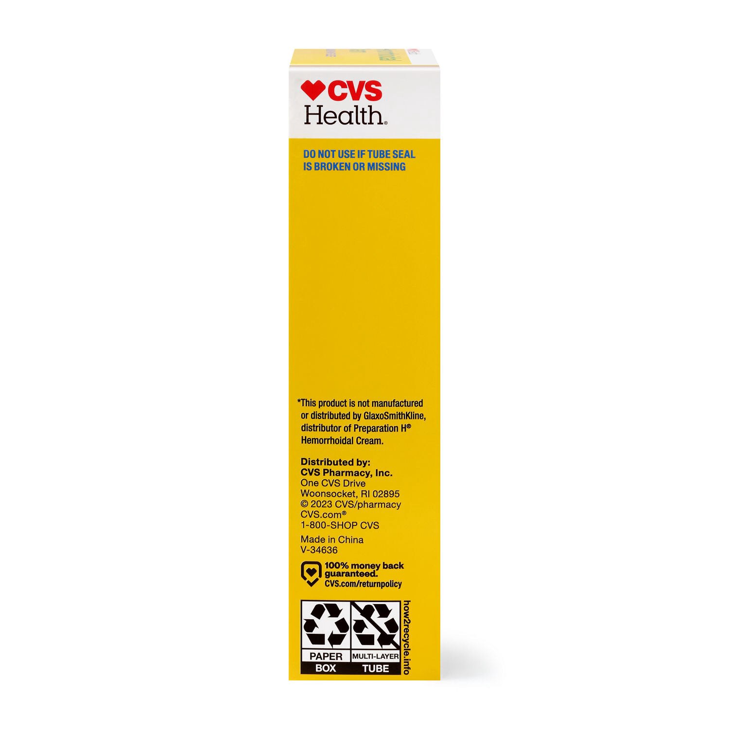 slide 3 of 5, Cvs Health Hemorrhoidal Cream, 1 Oz, 1 ct
