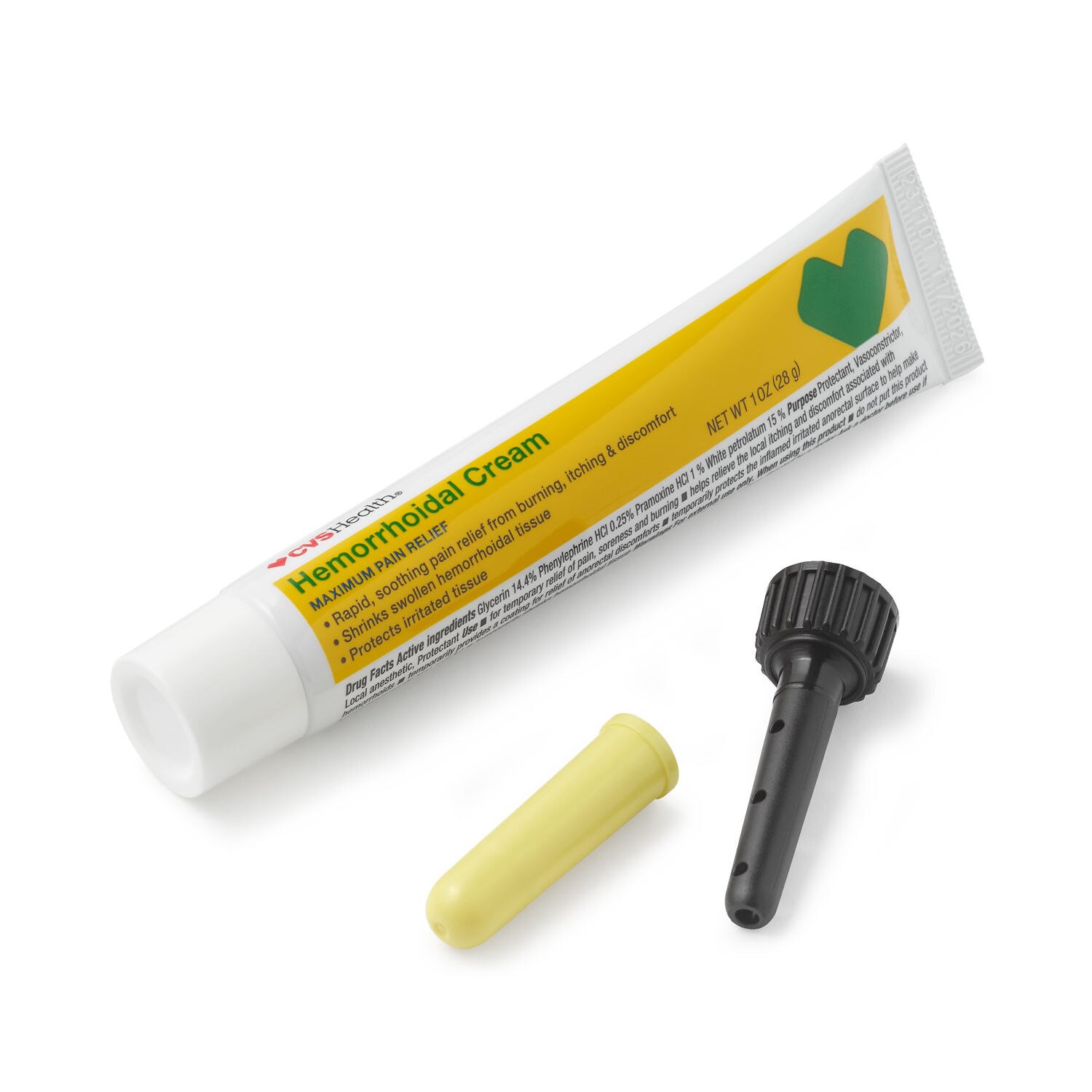 slide 5 of 5, Cvs Health Hemorrhoidal Cream, 1 Oz, 1 ct