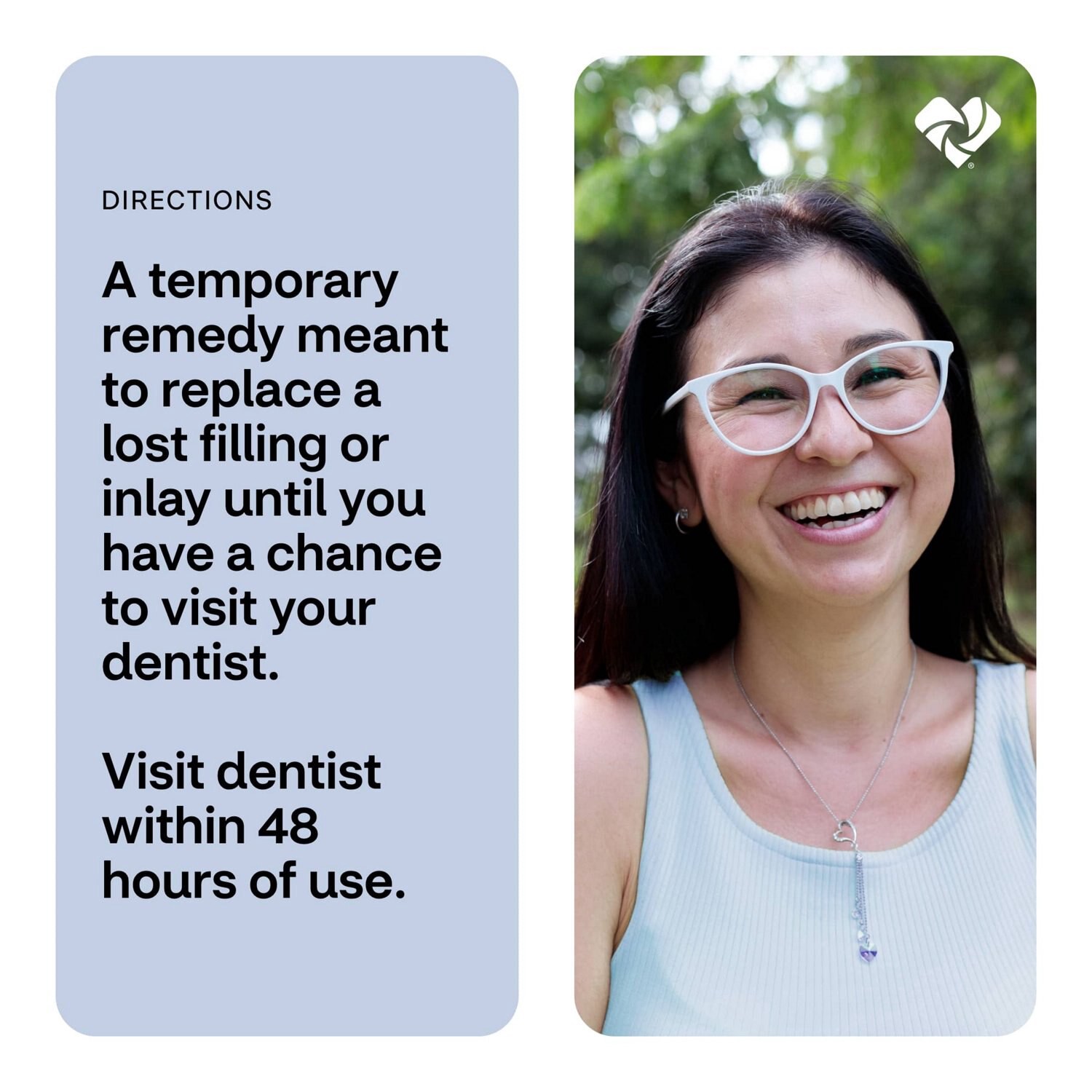 slide 7 of 7, CVS Health Dentist Strength Temporary Lost Filling & Loose Cap Repair, 0.08 Oz, 2Ct, 1 ct