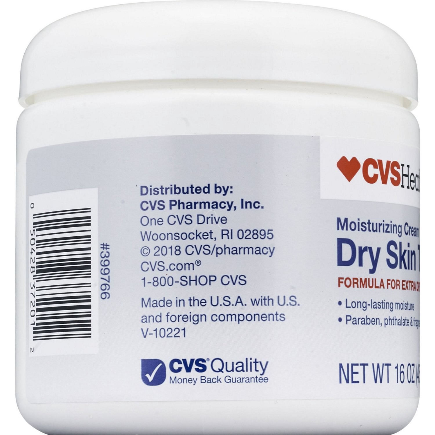 slide 3 of 4, CVS Health Dry Skin Therapy Original Moisturizing Creme, 16 Oz, 1 ct