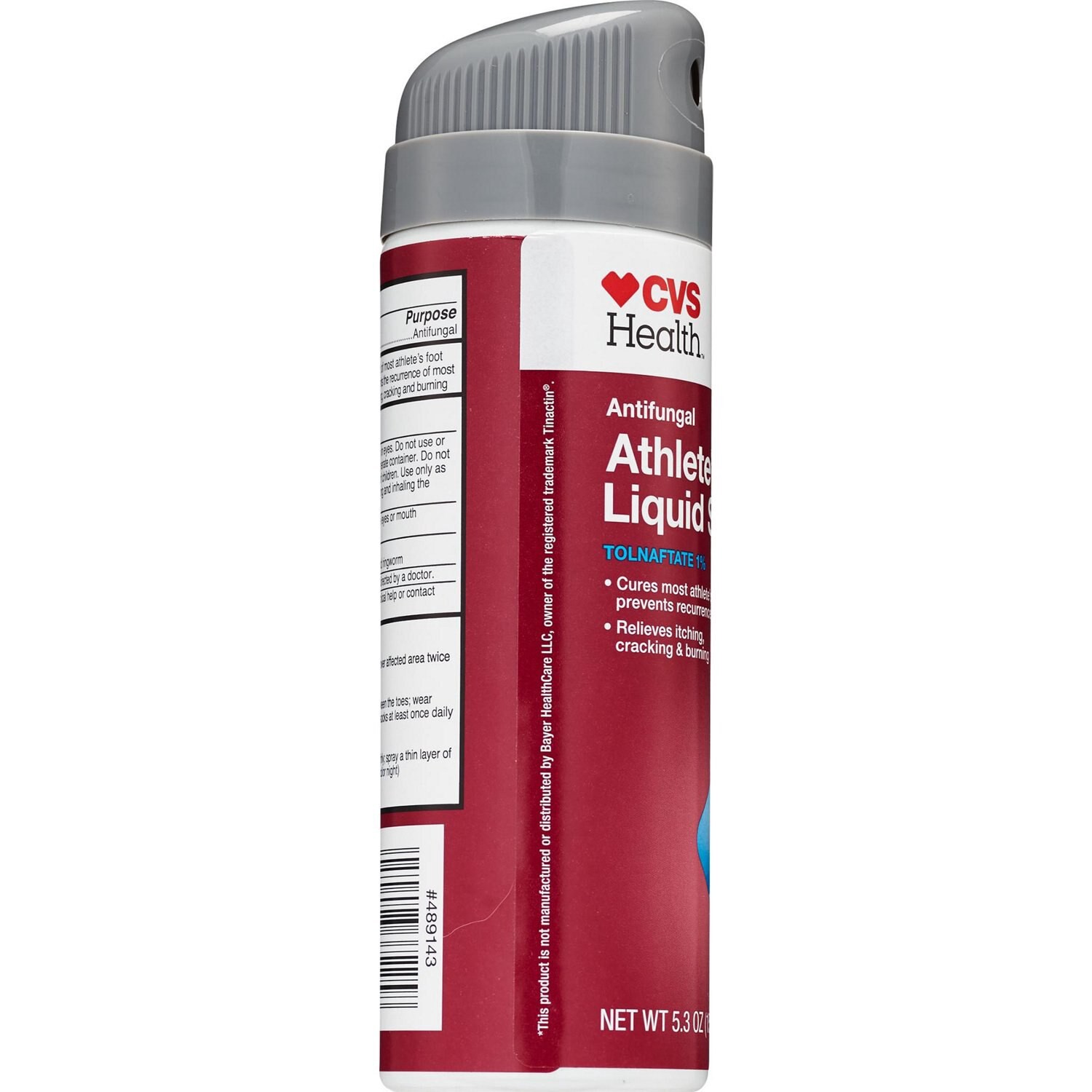 slide 2 of 5, CVS Health Antifungal Athlete's Foot Liquid Spray, 5.3 Oz, 1 ct