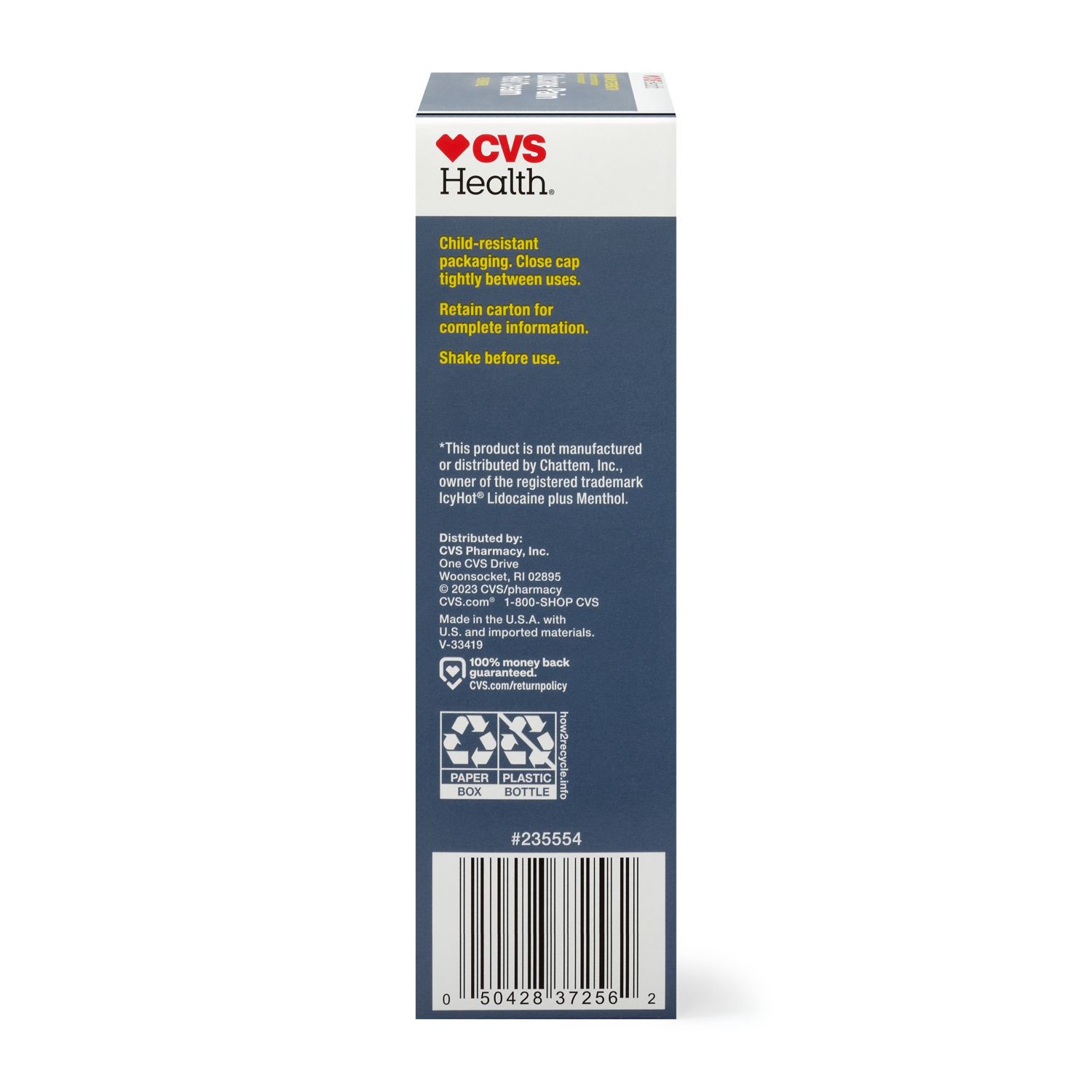 slide 3 of 4, Cvs Health Maximum Strength Lidocaine Pain Relief Cream Plus Menthol, 2.7 Oz, 1 ct