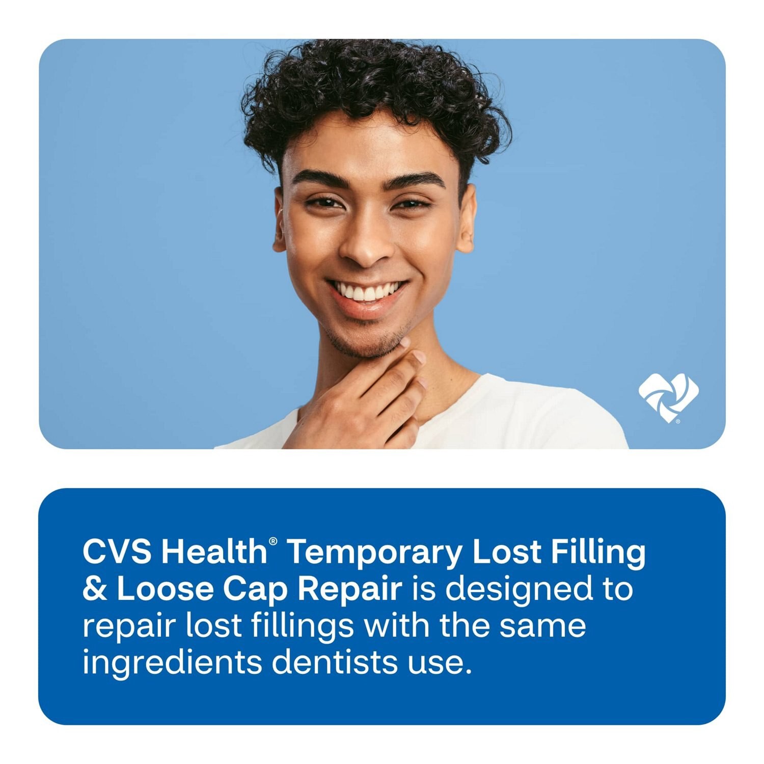 slide 2 of 6, Cvs Health Temporary Lost Filling & Loose Cap Repair, Dentist Strength, 1 ct