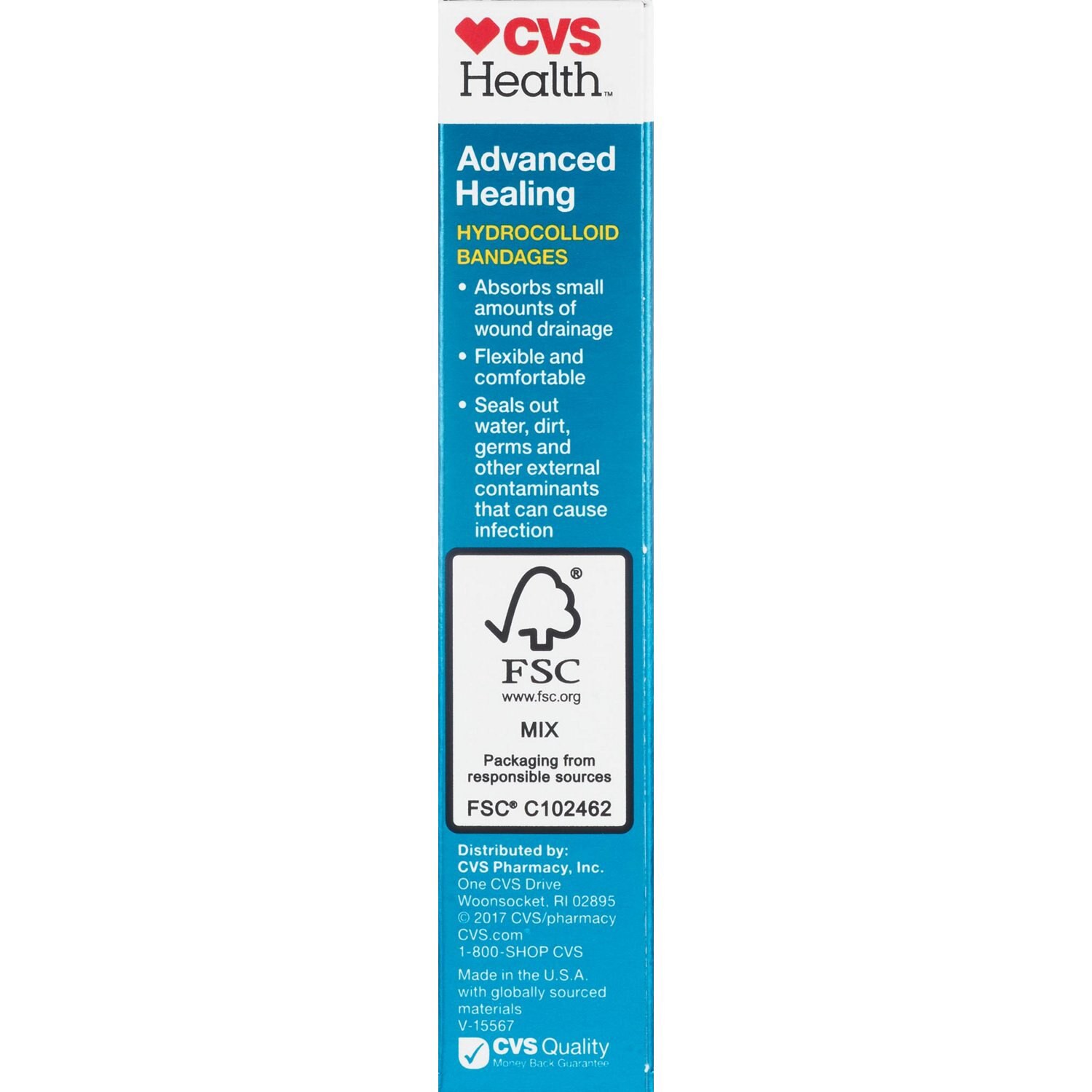 slide 2 of 4, CVS Health Advanced Healing Premium Bandages, Large, 10 Ct, 1 ct