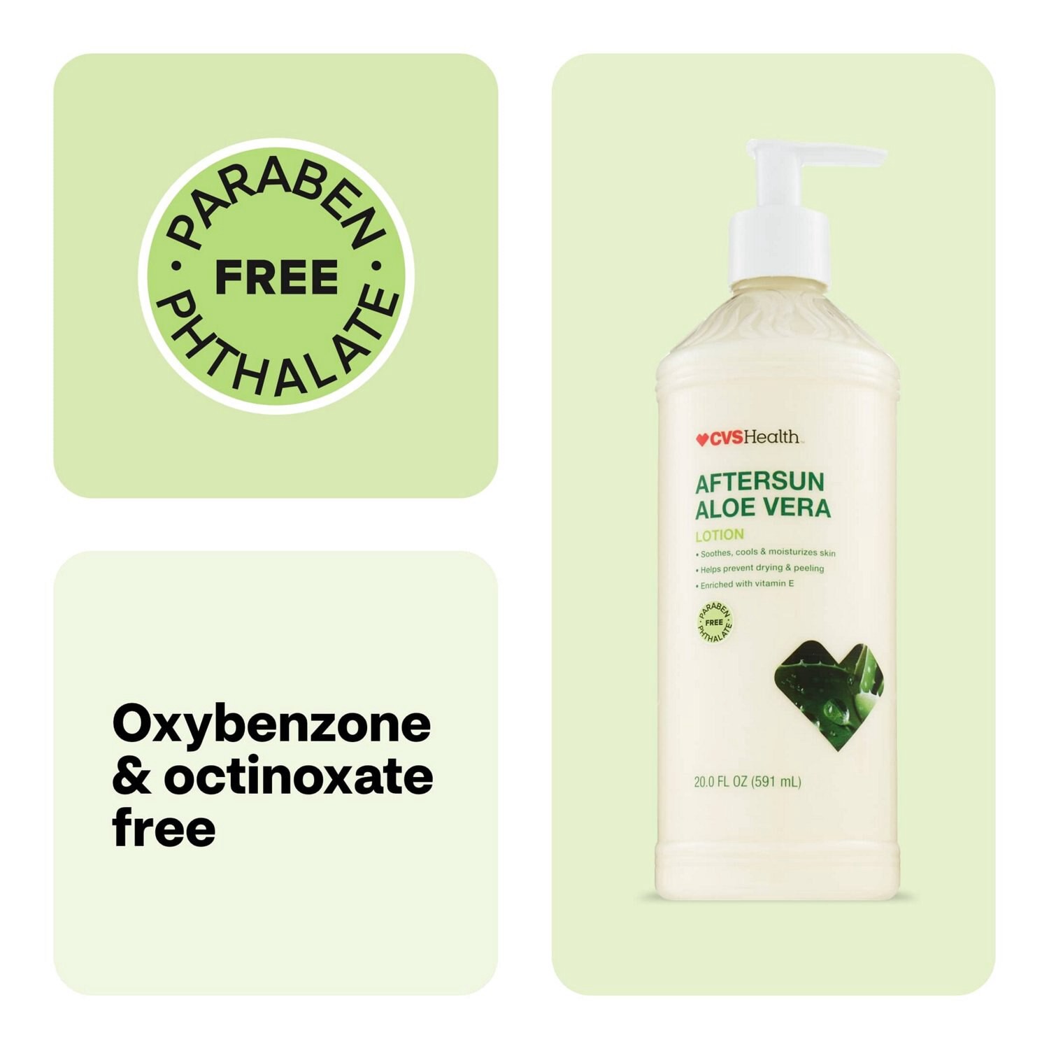 slide 5 of 7, Cvs Health Aftersun Moisturizing Lotion Value Size, 20 Oz, 1 ct