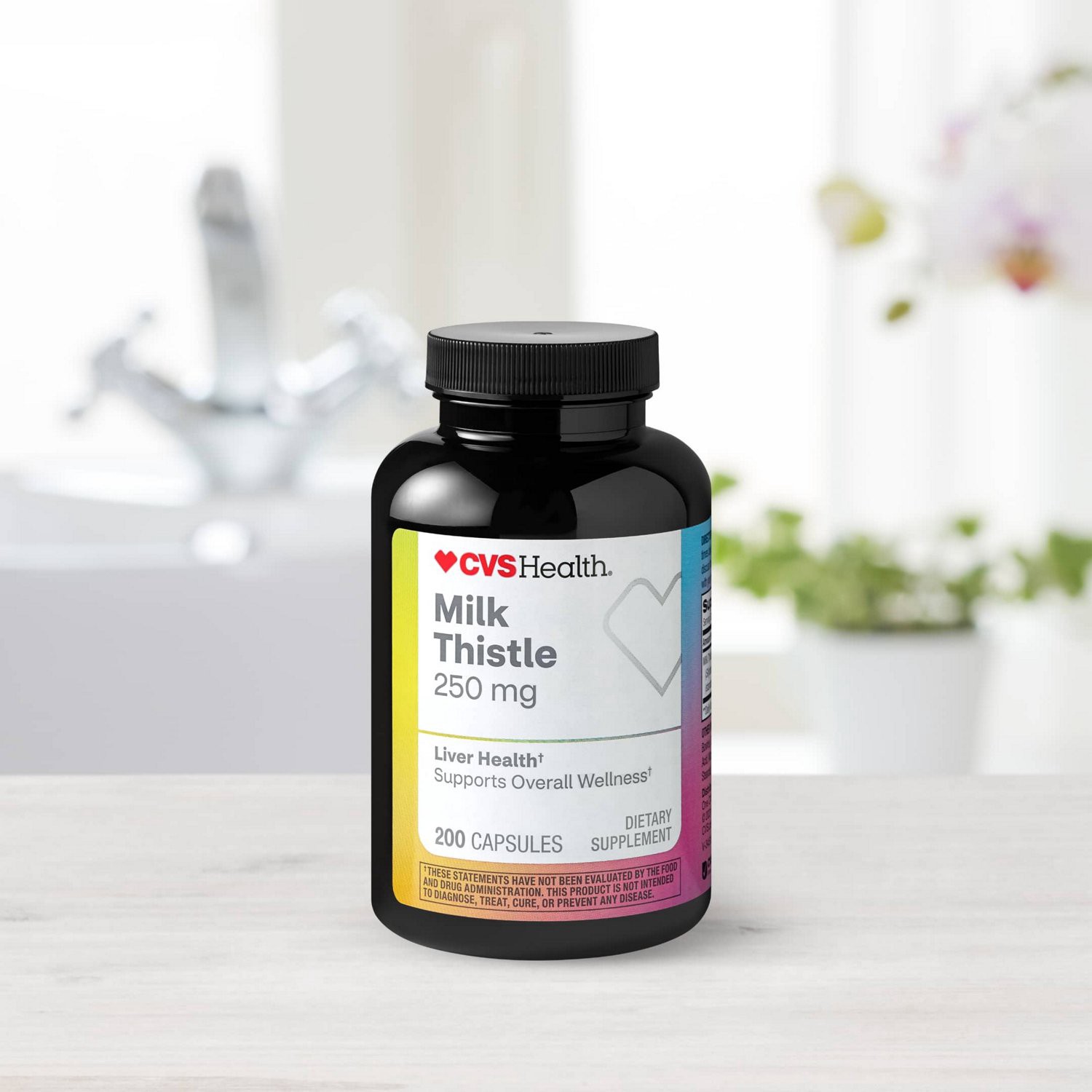 slide 7 of 9, CVS Health Milk Thistle Capsules, 200 Ct, 1 ct