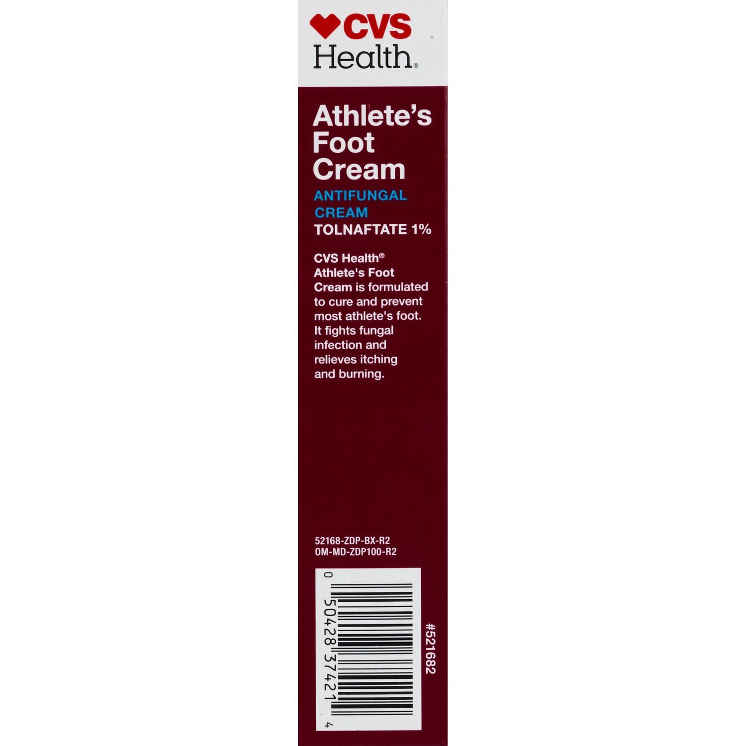slide 4 of 5, CVS Health Athlete's Foot Antifungal Cream, 1 Oz, 1 ct