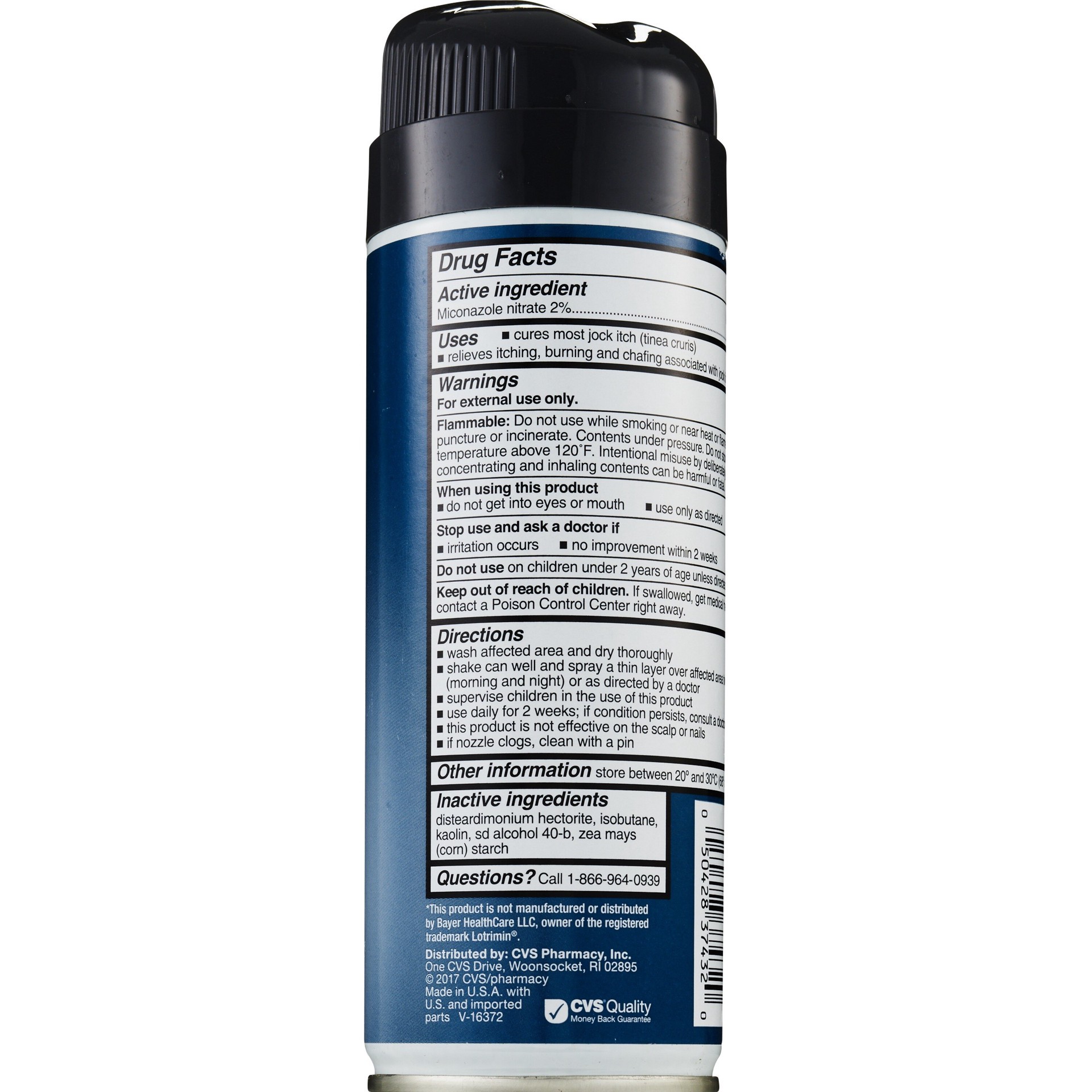 slide 5 of 10, CVS Health Jock Itch Spray, 4.6 Oz, 1 ct