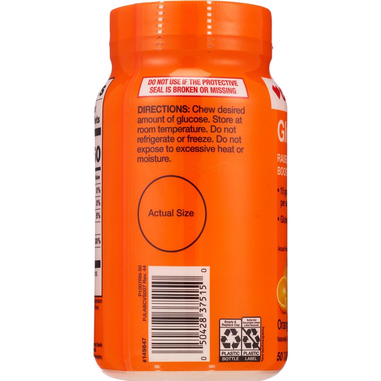 slide 4 of 5, Cvs Health Glucose Tablets Orange, 50 Ct, 1 ct