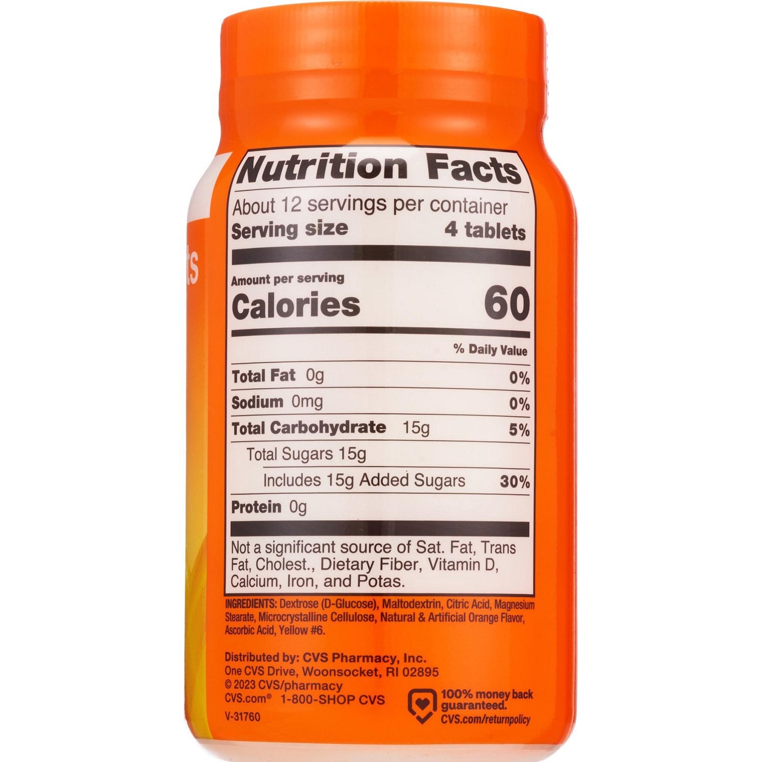 slide 2 of 5, Cvs Health Glucose Tablets Orange, 50 Ct, 1 ct