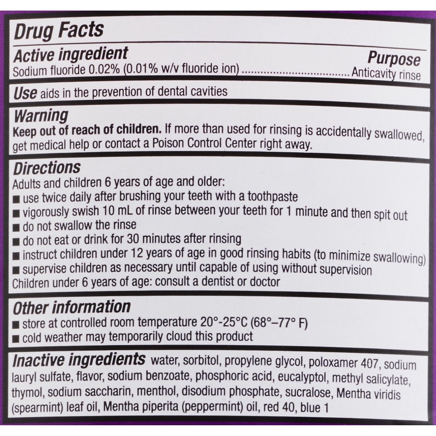 slide 2 of 4, CVS Health Anticavity Fluoride Alcohol Free Mouthwash, Fresh Mint, 1 L, 1 ct