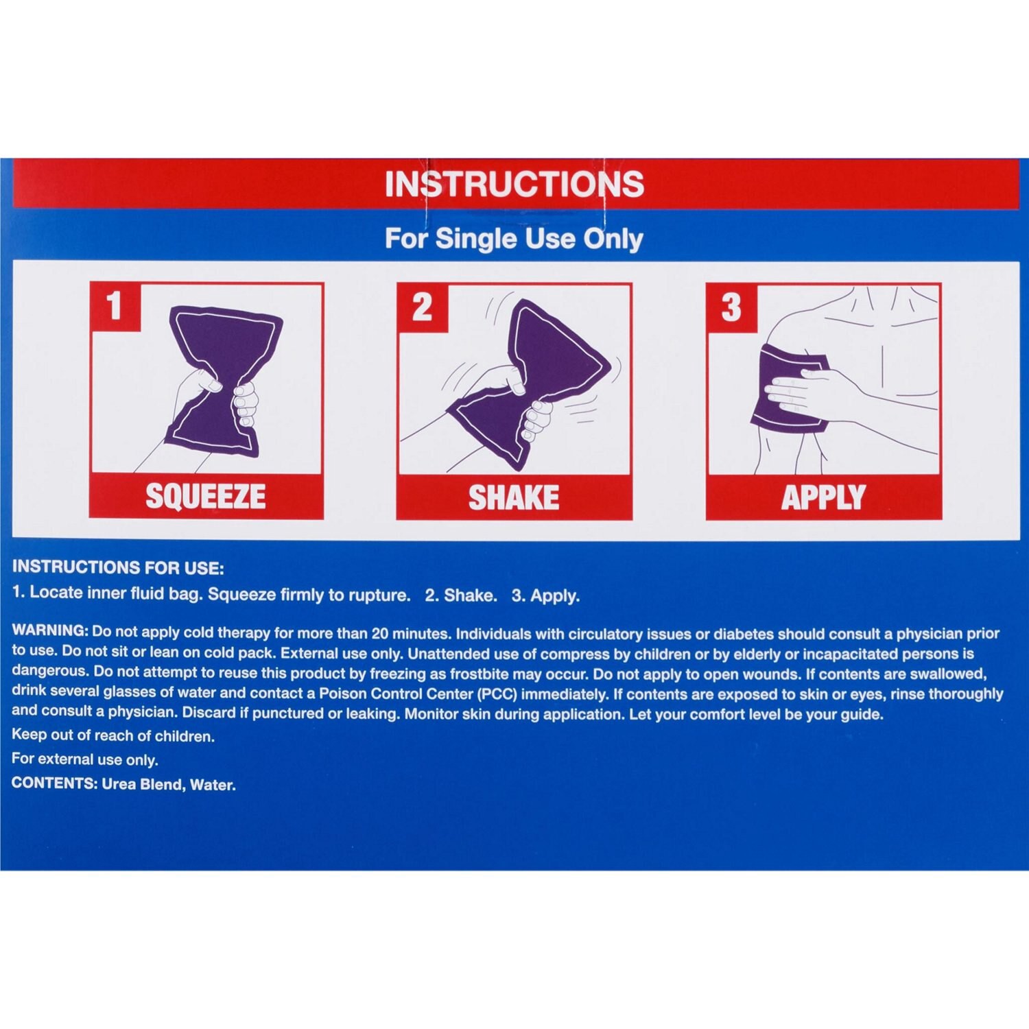 slide 2 of 3, CVS Health, Instant Cold Pack Portable Pain Relief, 8 Ct, 8 ct