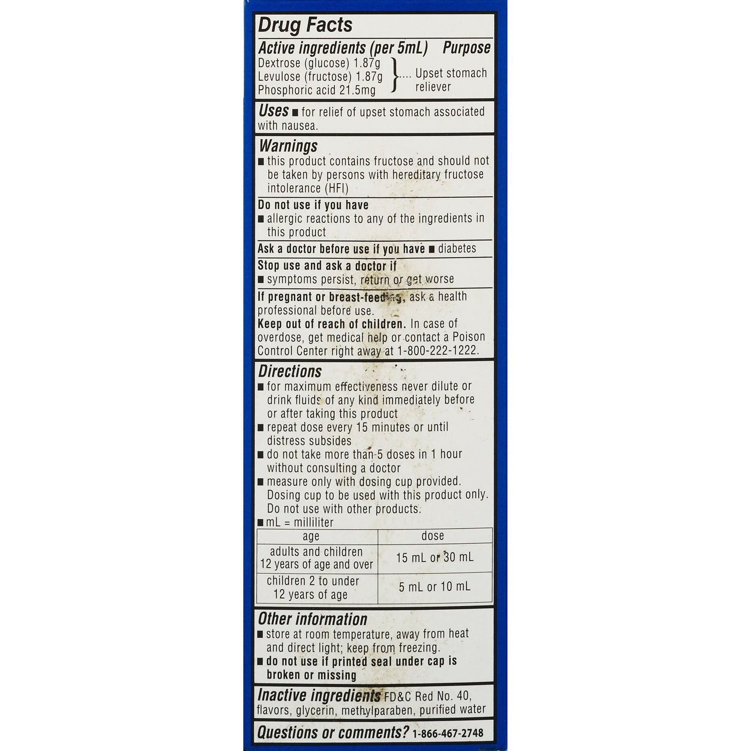 slide 2 of 5, CVS Health Nausea Relief Liquid, Cherry, 4 Oz, 1 ct