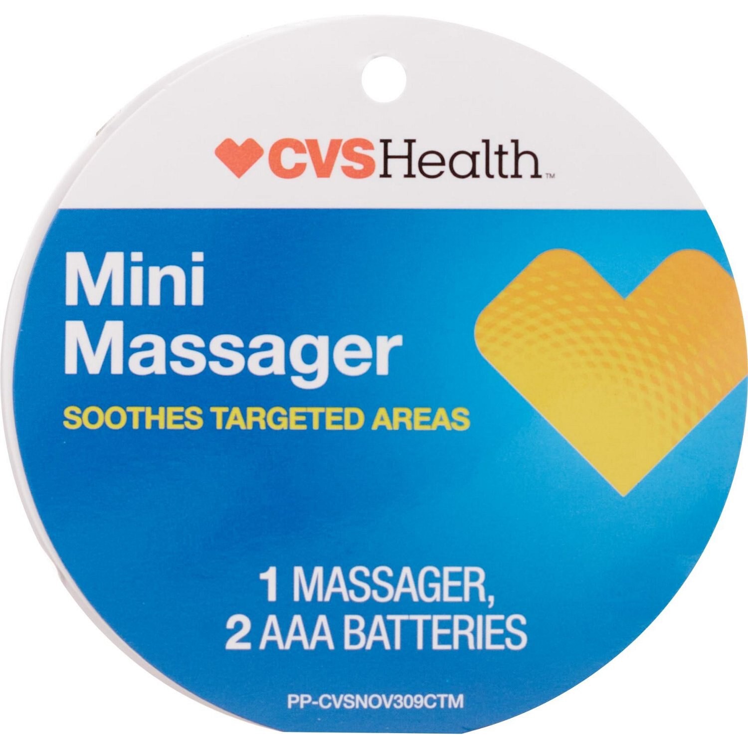 slide 5 of 5, CVS Health Mini Massager, 1 ct