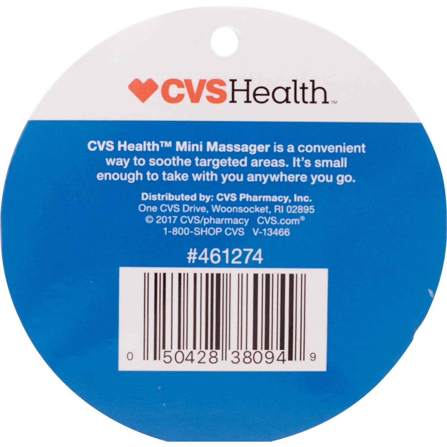 slide 4 of 5, CVS Health Mini Massager, 1 ct