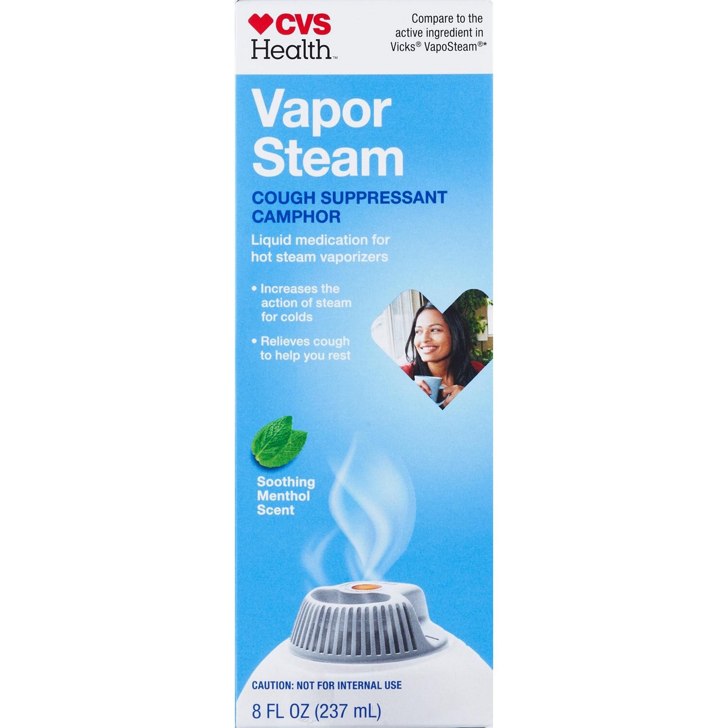 slide 5 of 6, CVS Health Vapor Steam Cough Suppressant, Soothing Menthol, 8 Oz, 1 ct