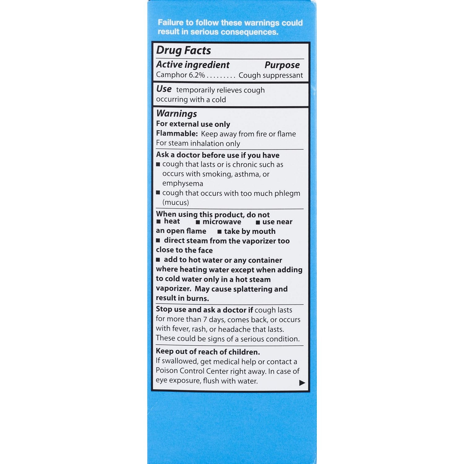 slide 3 of 6, CVS Health Vapor Steam Cough Suppressant, Soothing Menthol, 8 Oz, 1 ct