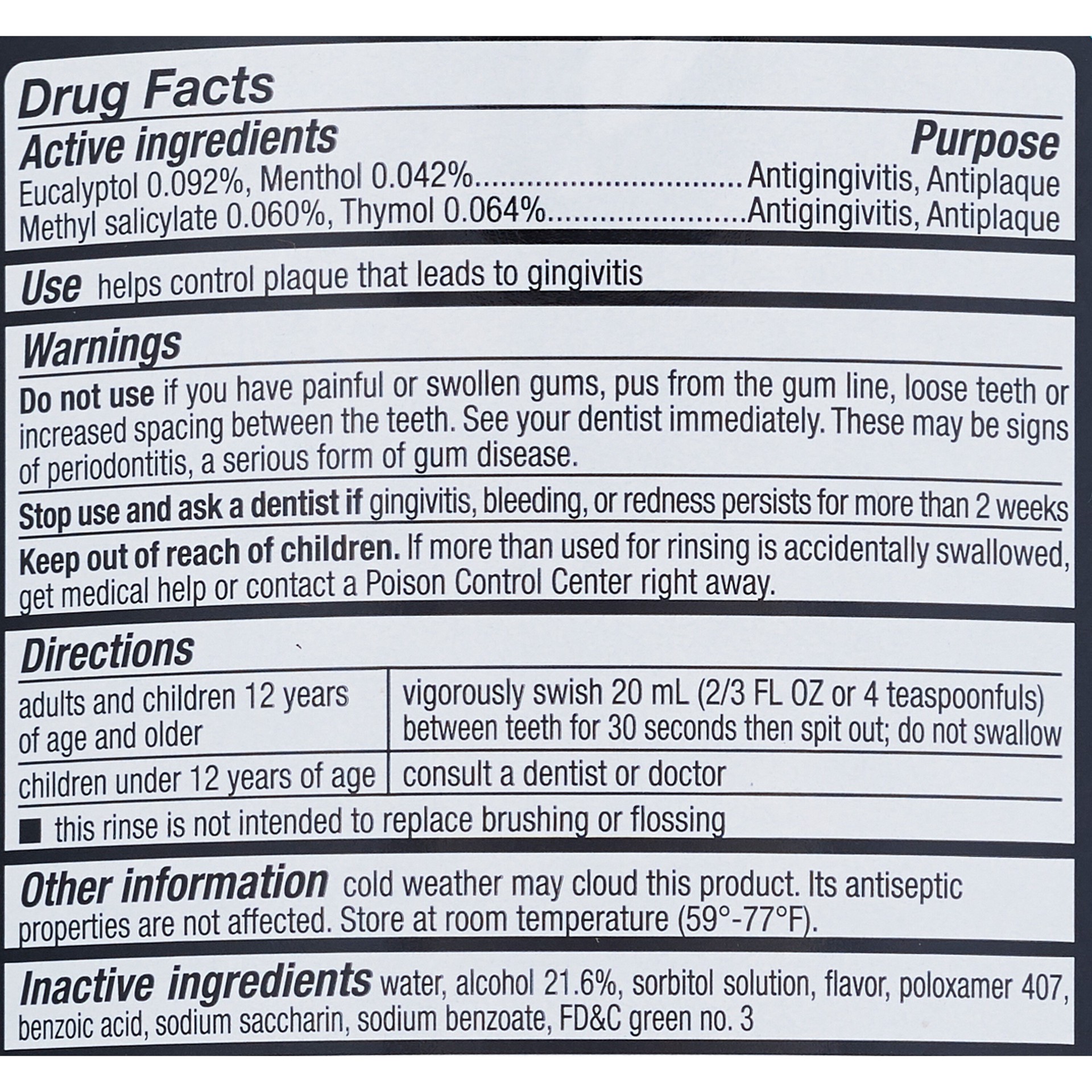 slide 2 of 3, CVS Health Antiseptic Mouthwash For Antigingivitis & Antiplaque, Blue Mint, 16.9 Oz, 1 ct
