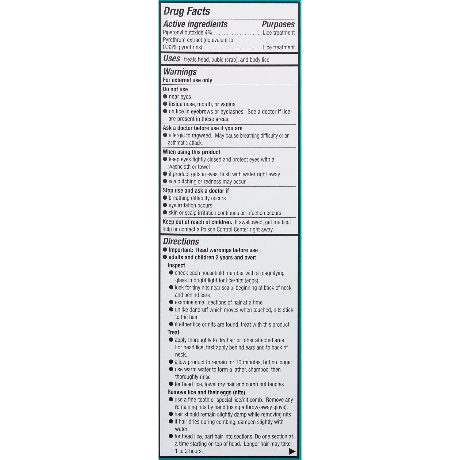 slide 5 of 5, Cvs Health Lice Killing Shampoo, Maximum Strength, 6 Oz, 6 oz