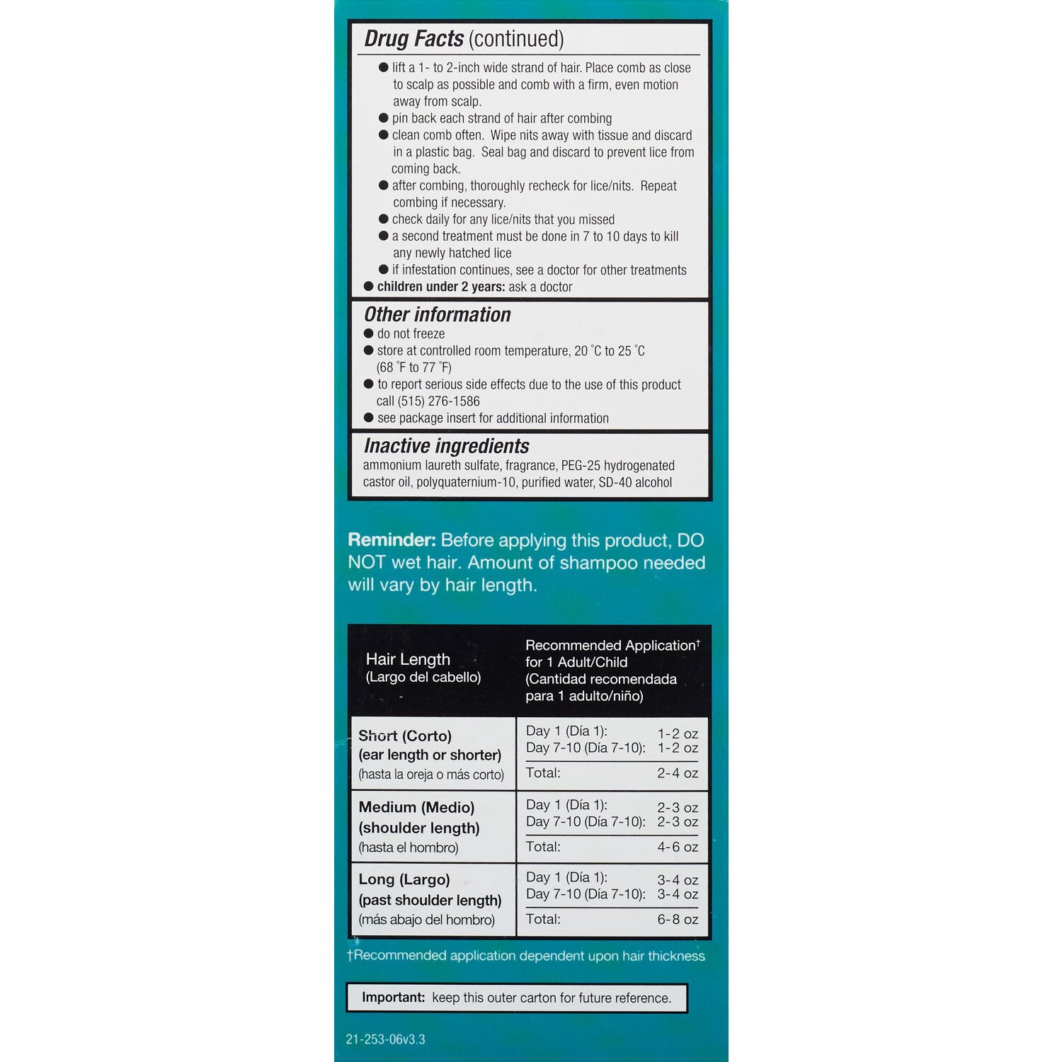 slide 3 of 5, Cvs Health Lice Killing Shampoo, Maximum Strength, 6 Oz, 6 oz