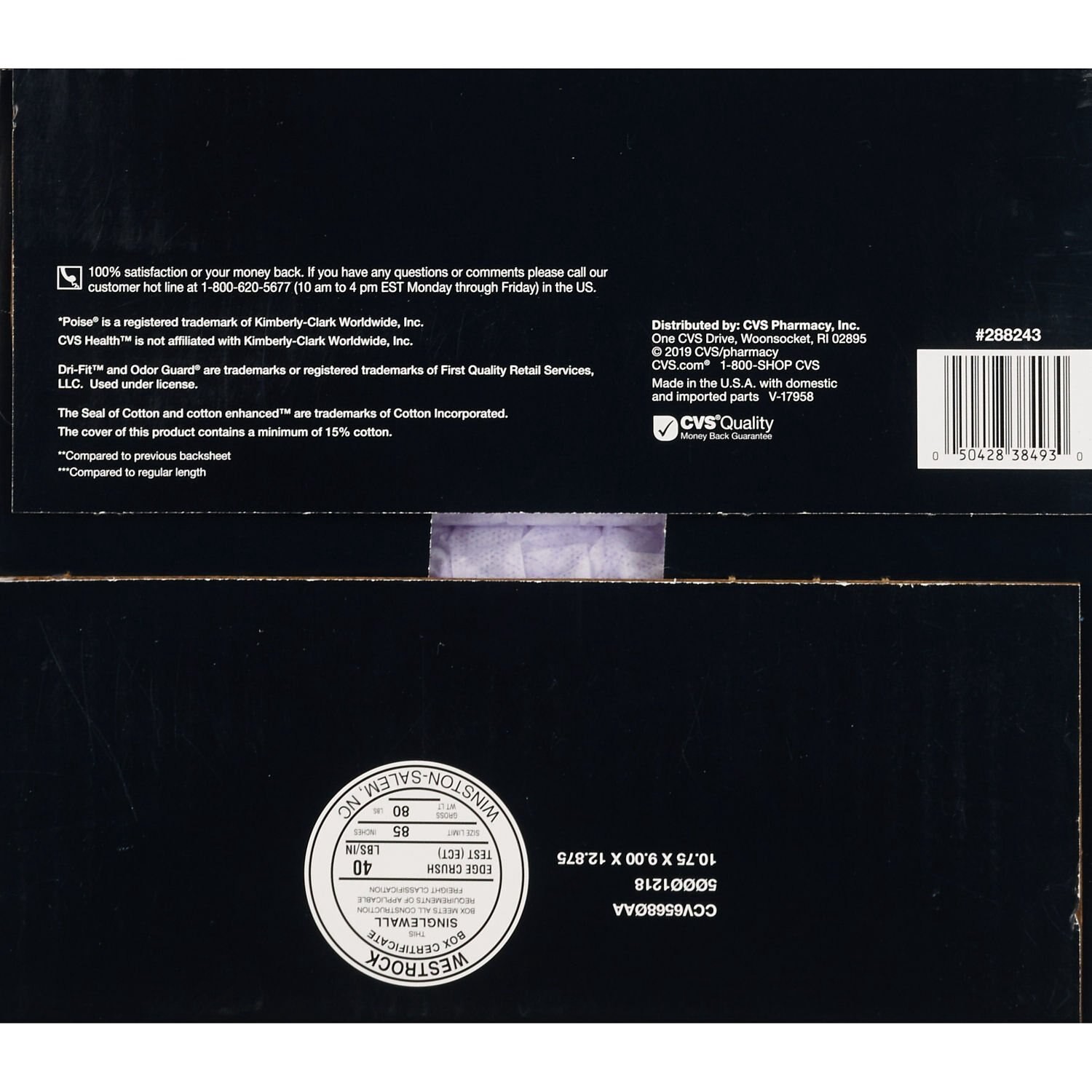 slide 2 of 3, CVS Health Women's Protective Pads Maximum Absorbency, Long, 84 Ct, 1 ct