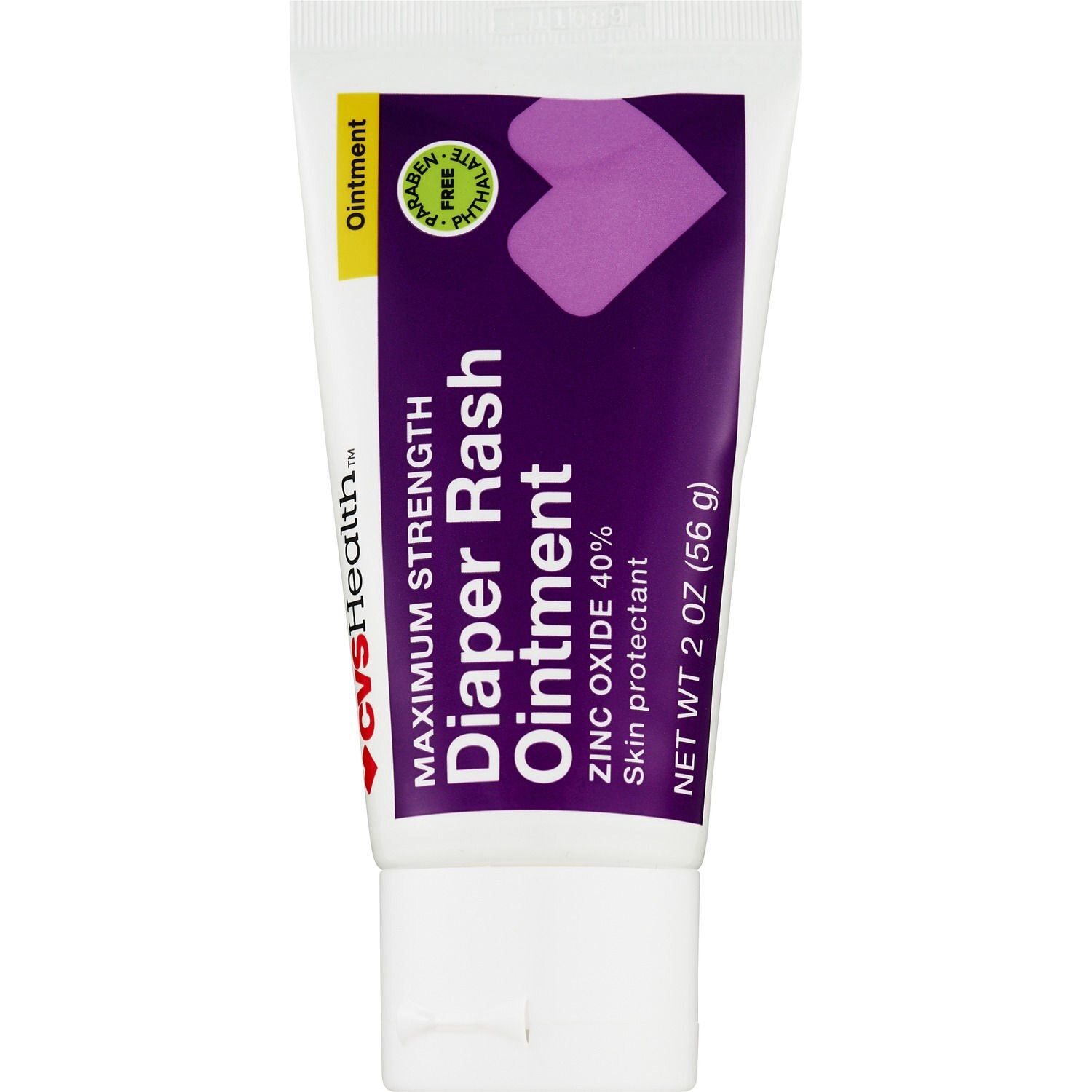 slide 3 of 4, CVS Health Diaper Rash Ointment, 2 Oz, 1 ct
