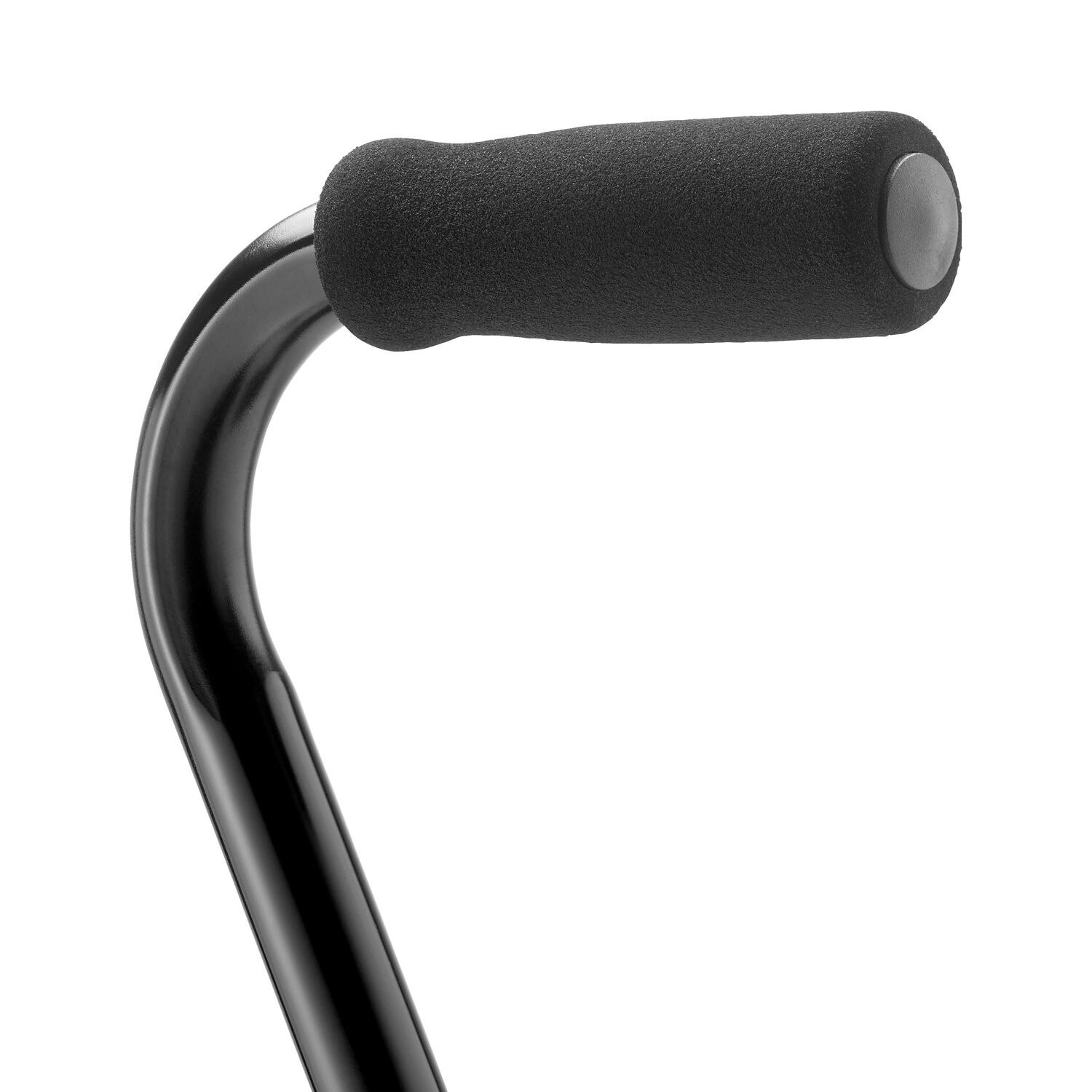 slide 2 of 5, CVS Health Quad Cane Small Base With Foam Grip, 1 ct