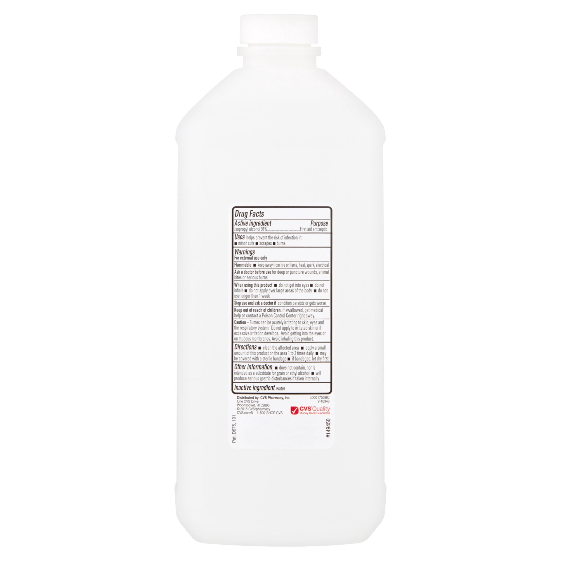 slide 2 of 2, CVS Health 91% Isopropyl Alcohol, 32 Oz, 1 ct