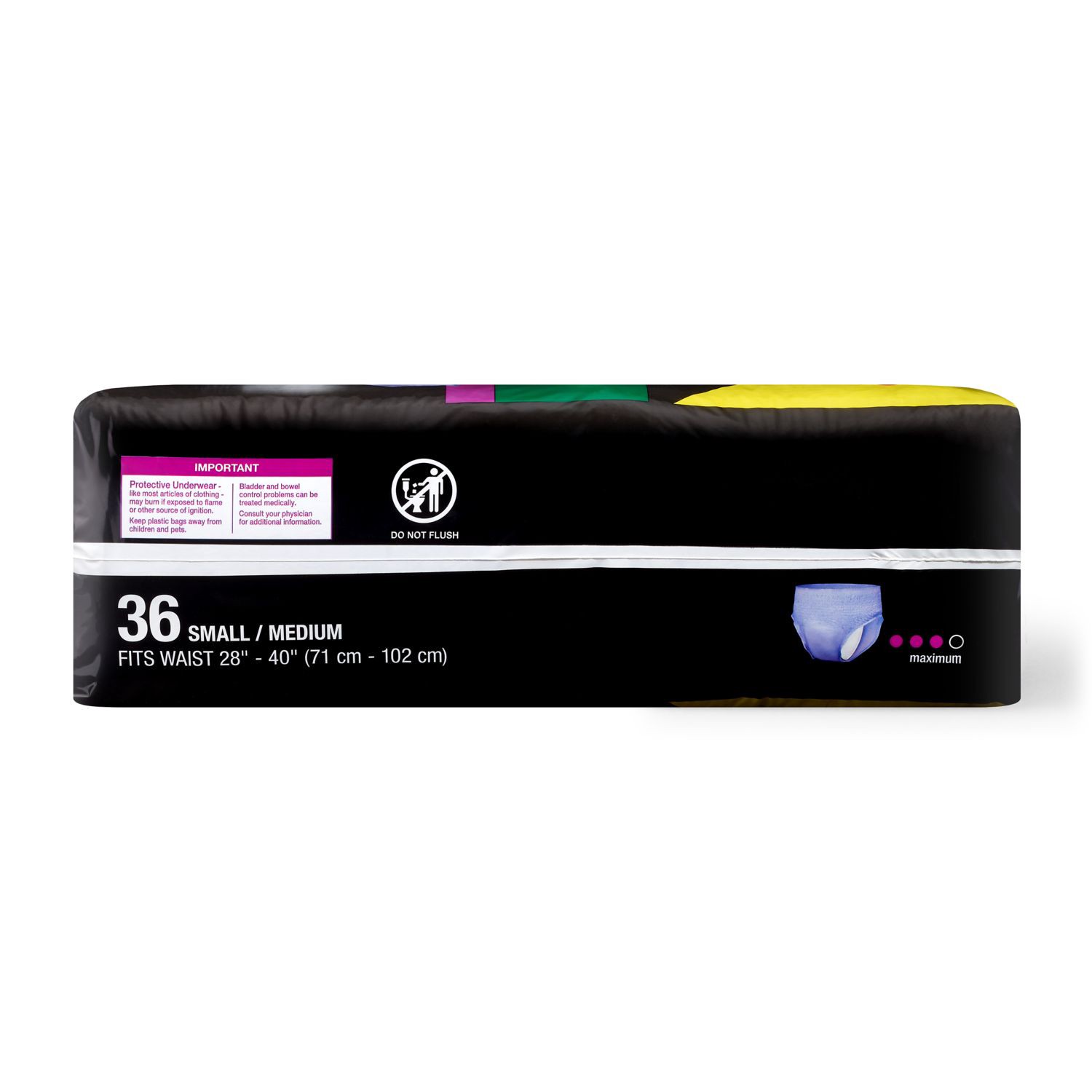 slide 4 of 4, CVS Health Women's Underwear Maximum Absorbency, S/M, 36 Ct, 1 ct