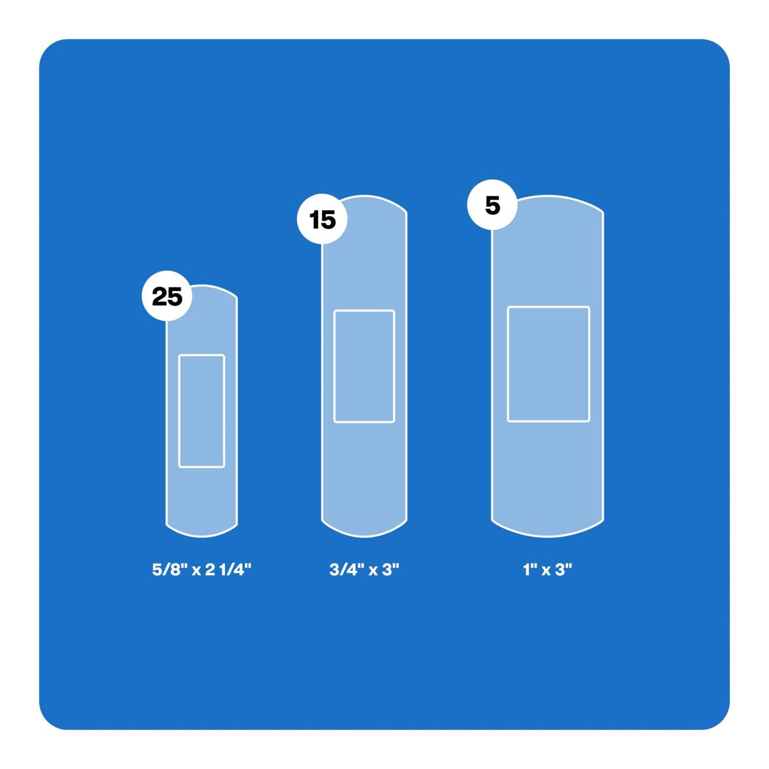 slide 10 of 10, CVS Health Clear Bandages, Assorted Sizes, 45 Ct, 1 ct