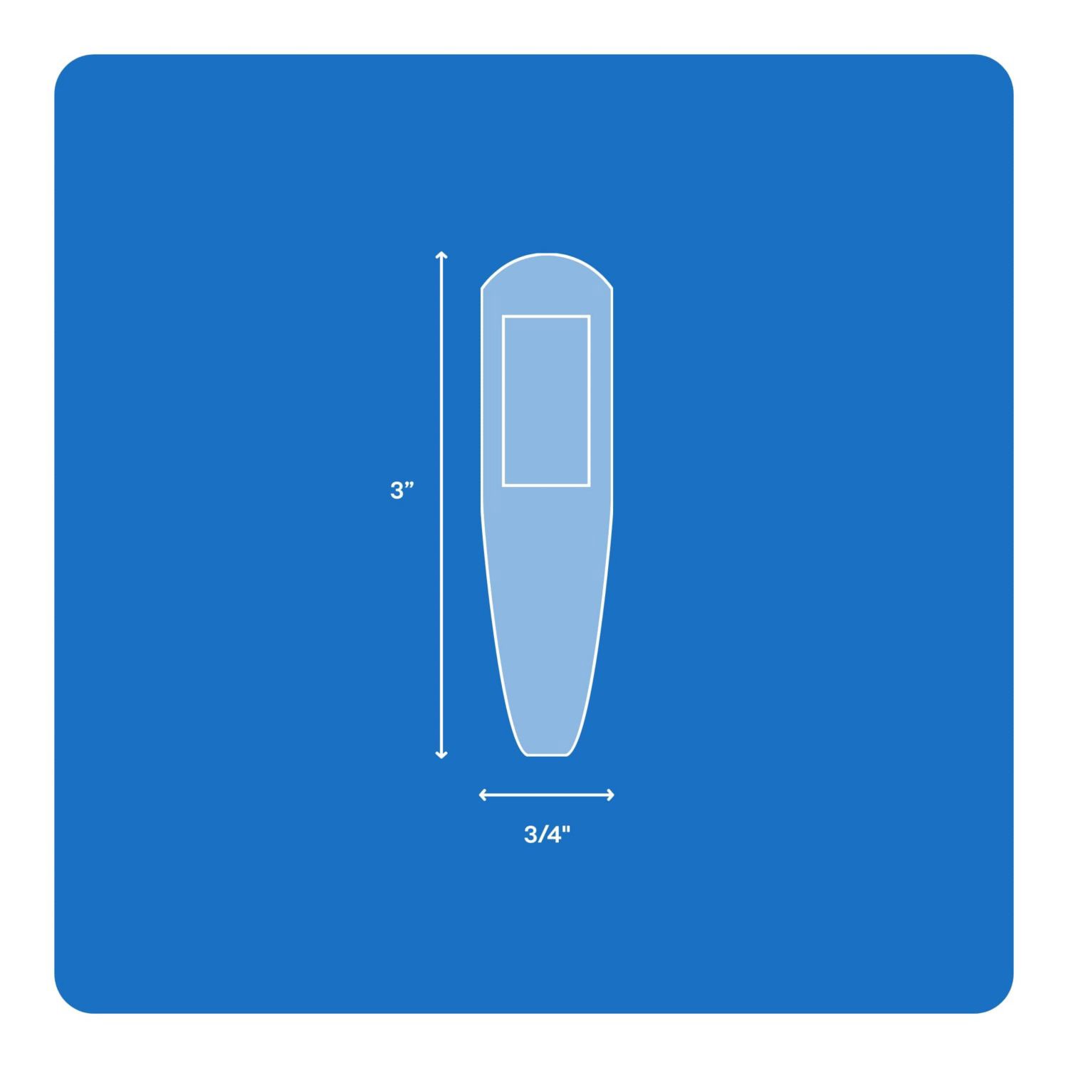 slide 8 of 11, CVS Health Waterproof Finger Bandages, One Size, 20 Ct, 1 ct